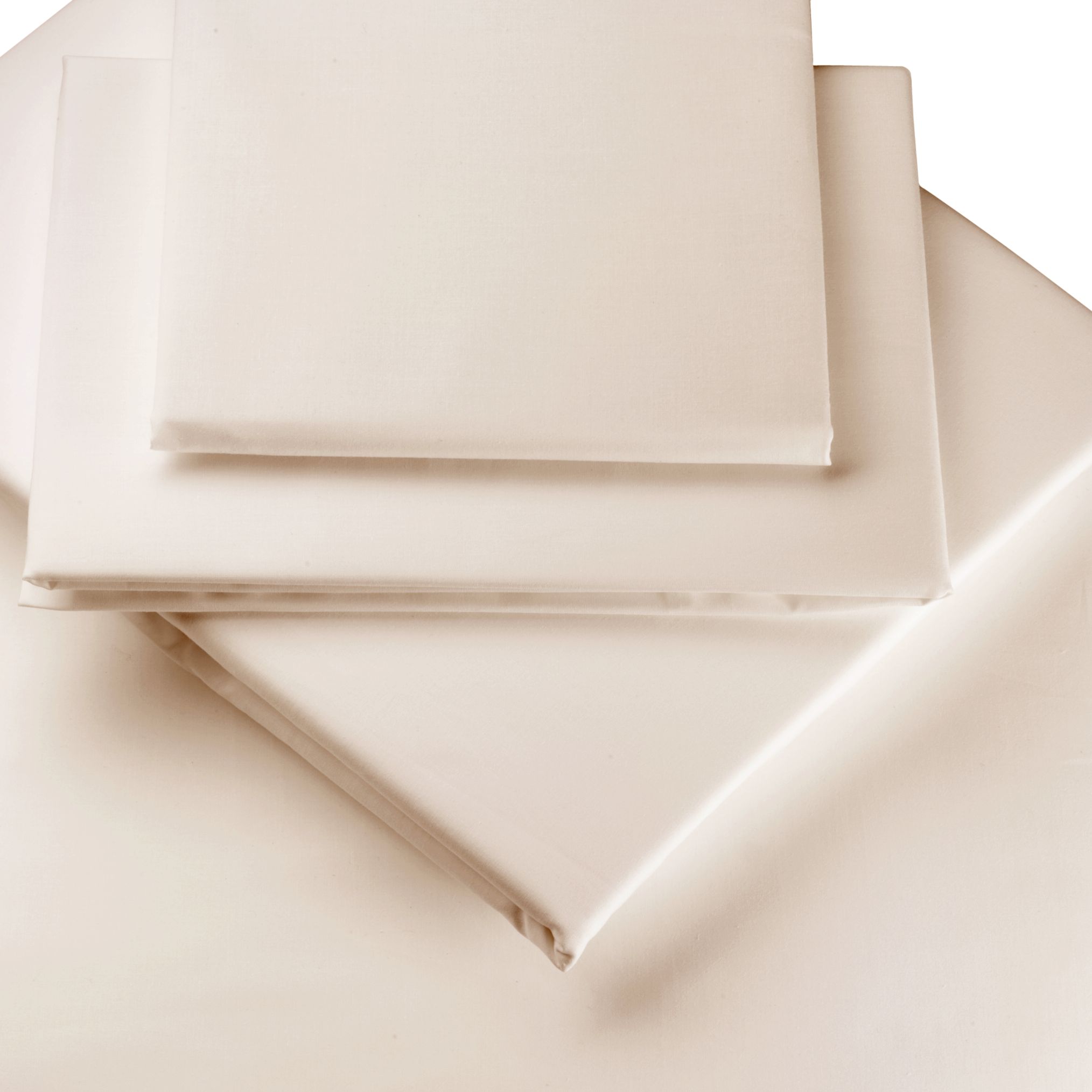 image :John Lewis Fairtrade Cotton Standard Pillowcase, Oyster