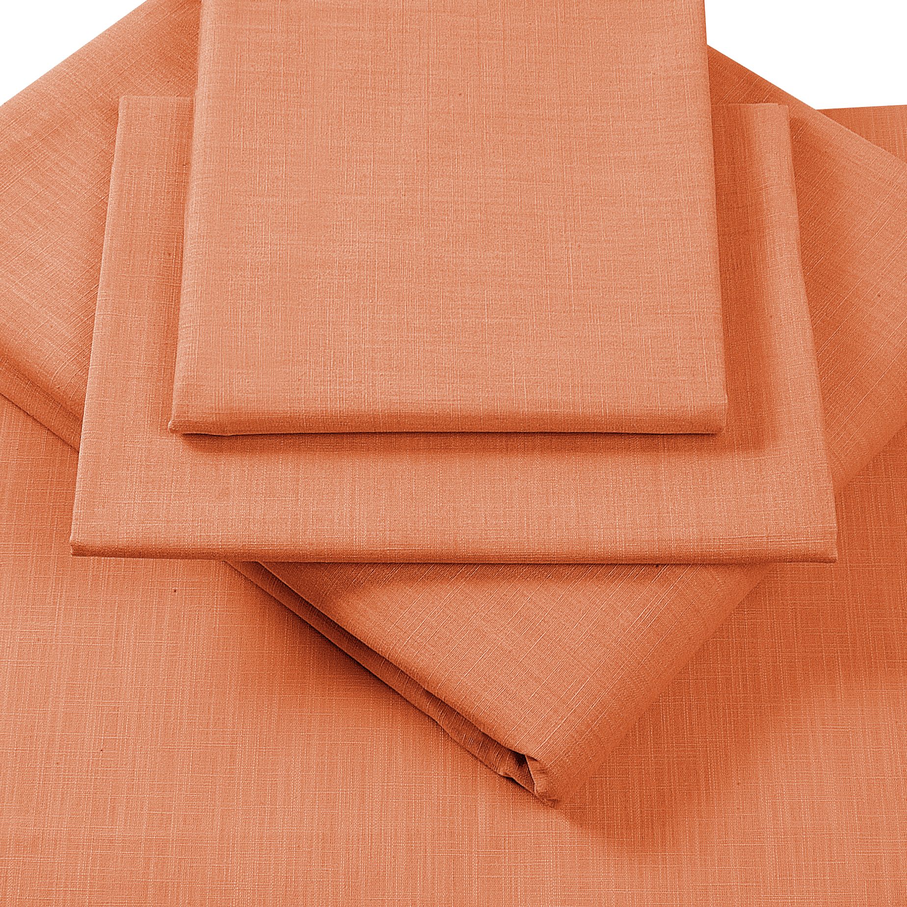 John Lewis Colour Woven Pillowcases, Mandarin
