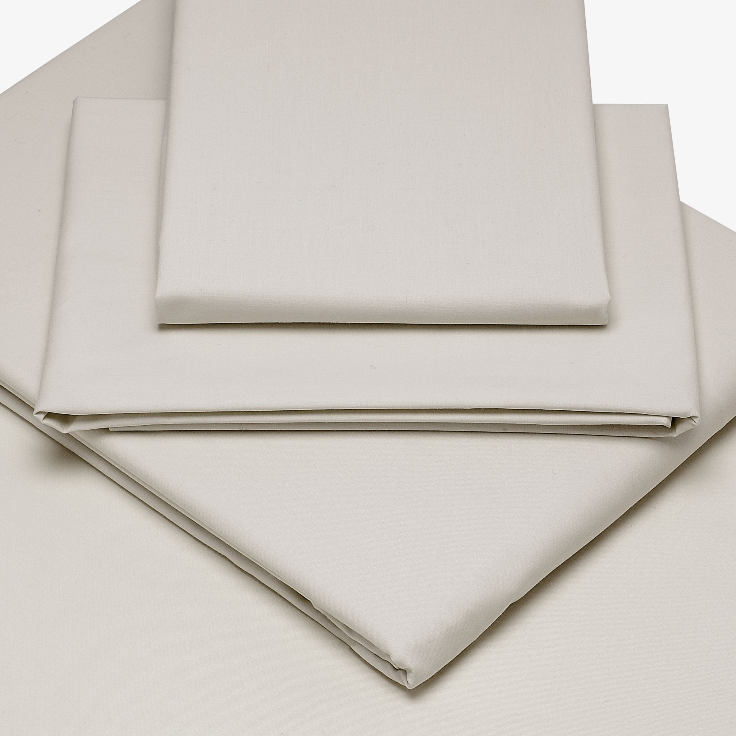 John Lewis Organic Cotton Flat Sheet Natural Double