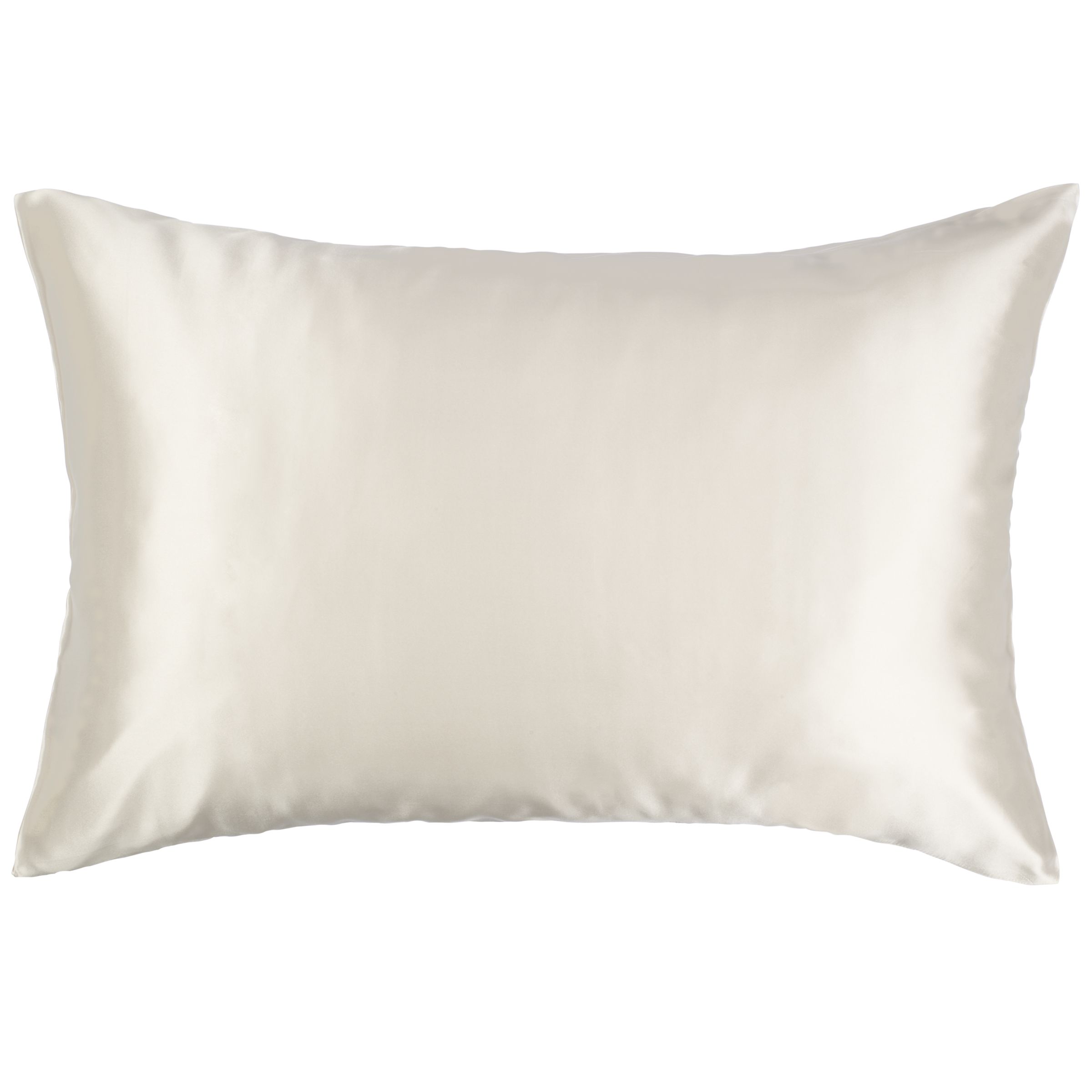 John Lewis Silk Standard Pillowcase Ivory