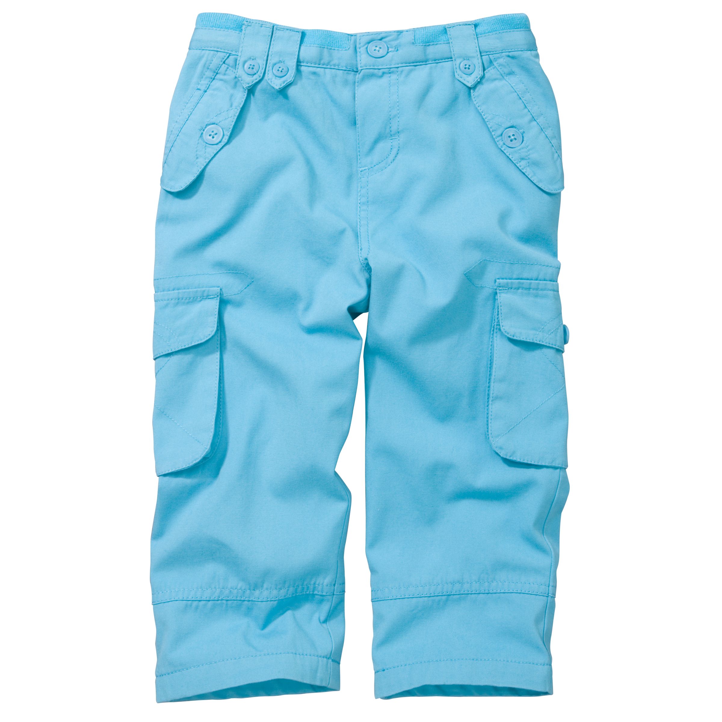 John Lewis Canvas Trousers Blue 36 Months