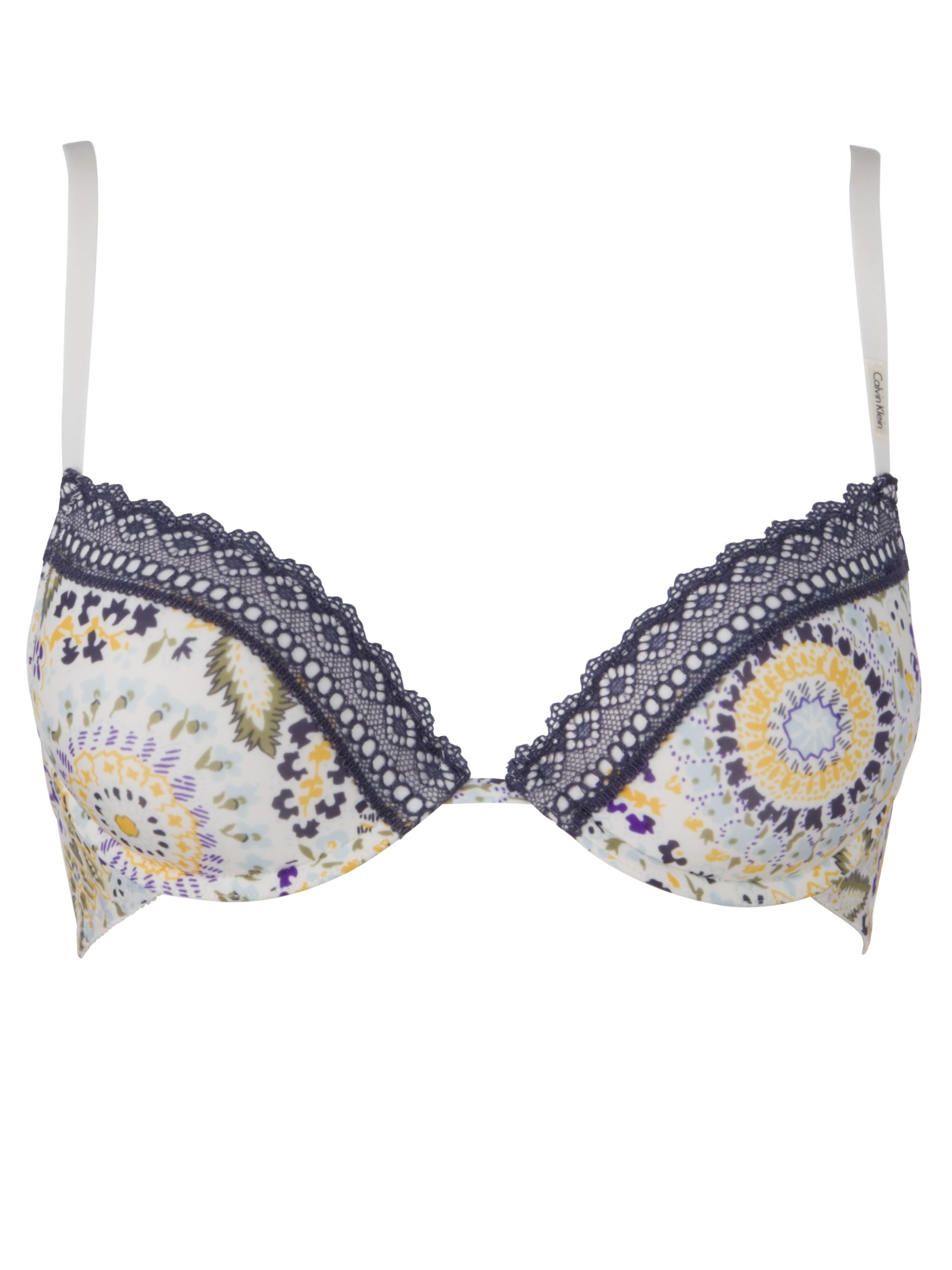 Calvin Klein Perfectly Fit Pushup Bra Windmill Print 32A