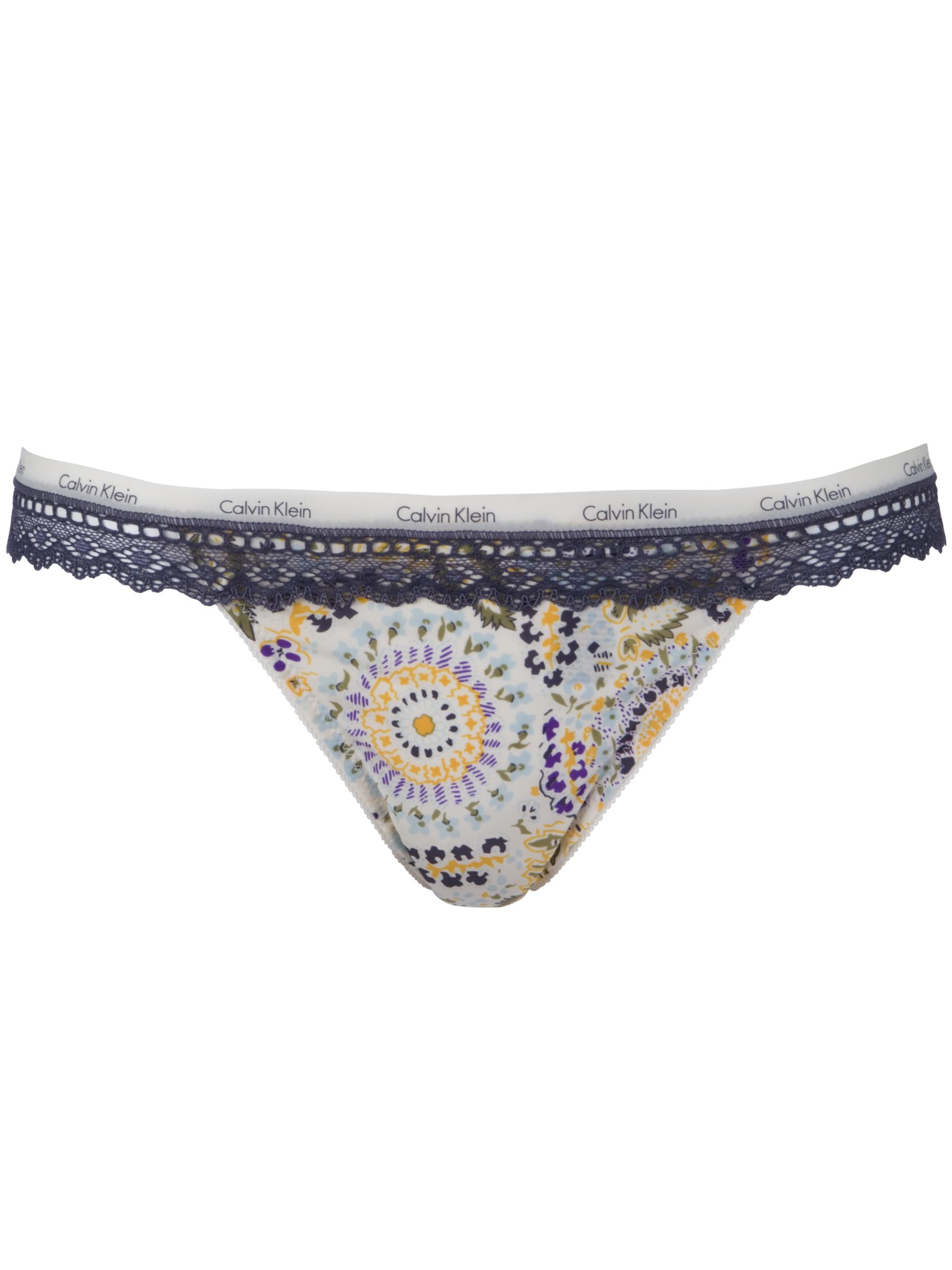 Calvin Klein Perfectly Fit Flirty Windmill Thong Multicoloured Small