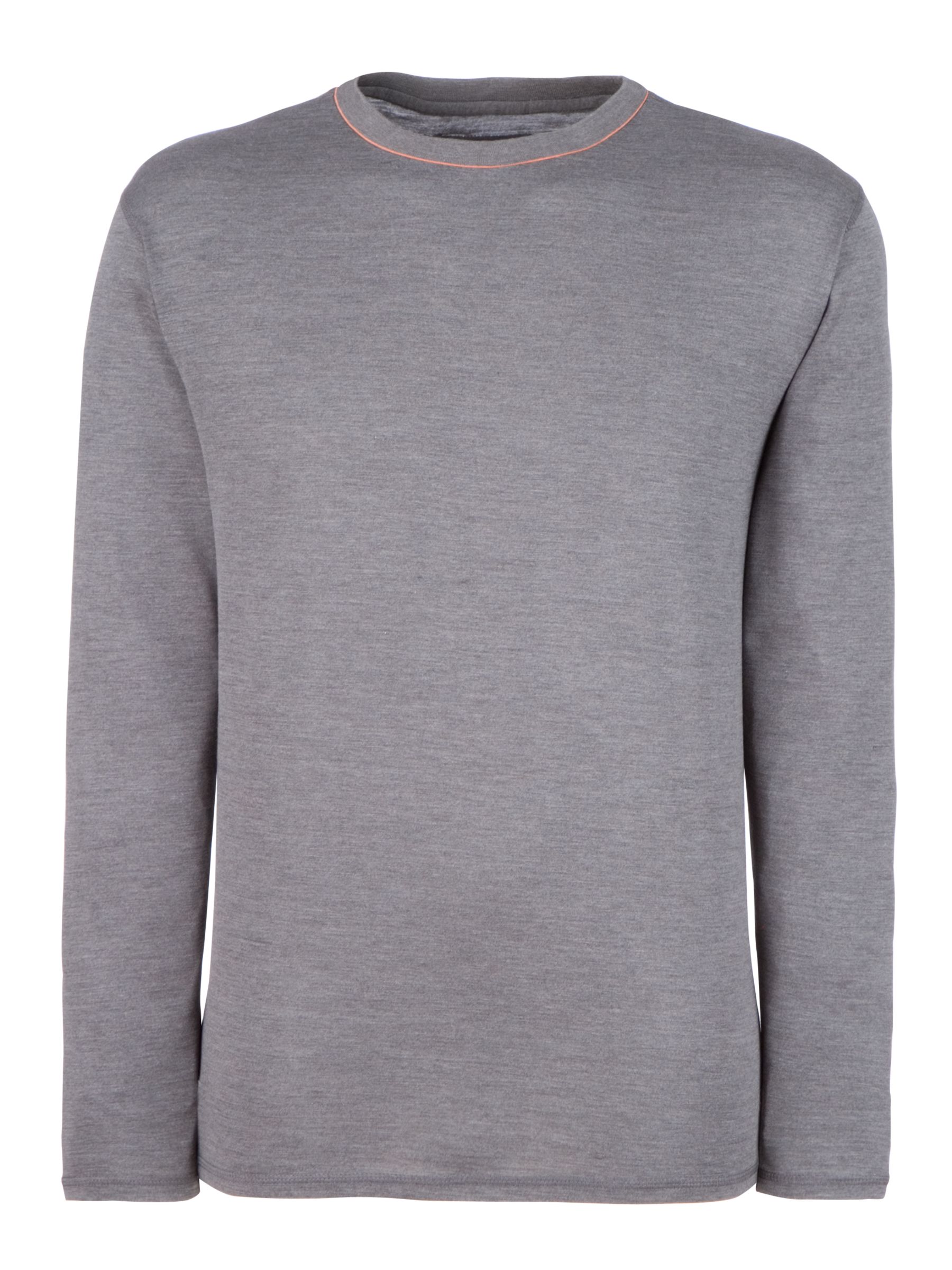 American Essentials SilkCotton Long Sleeve T Shirt Heather Extra Large