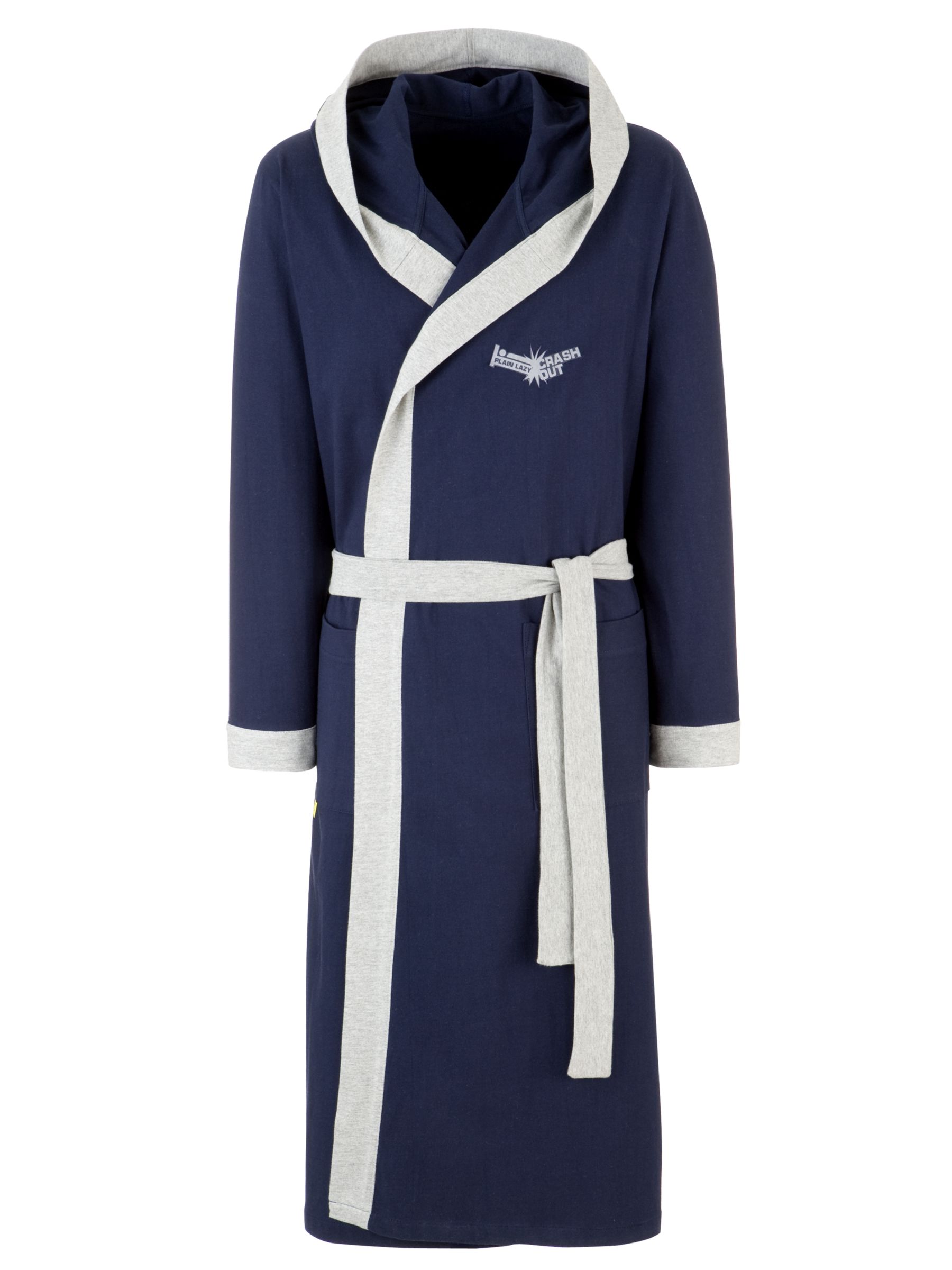 Plain Lazy Robe, Navy, Small/Medium