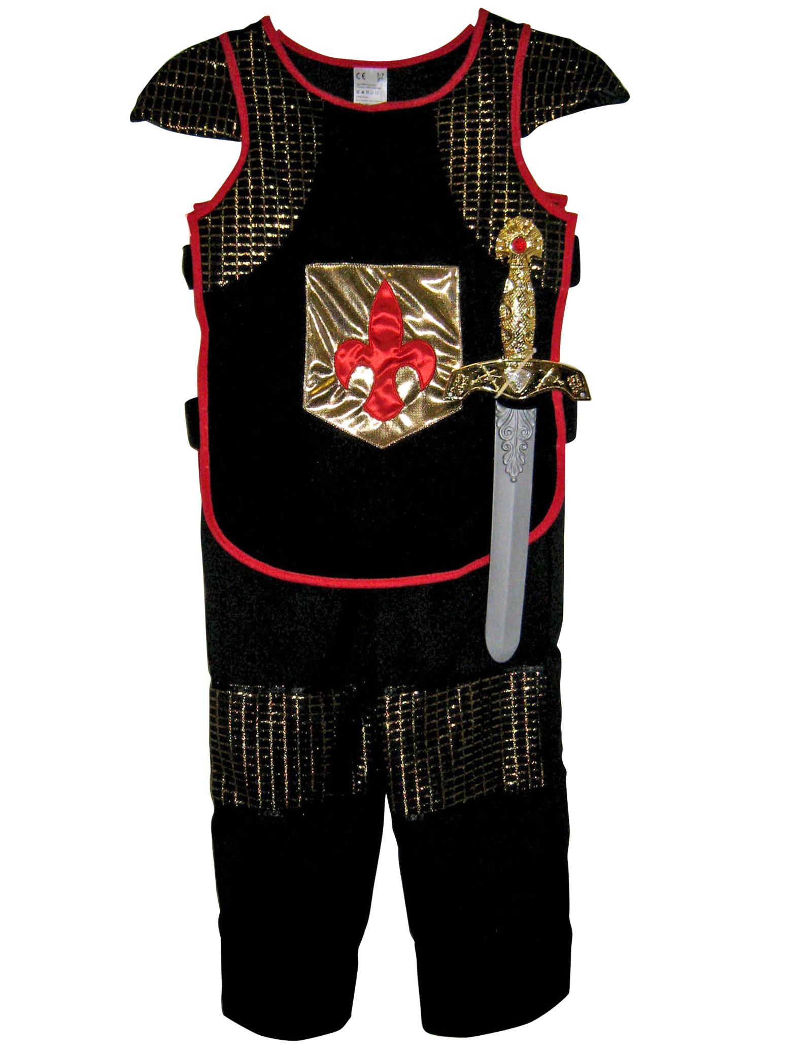 John Lewis Knight Dressing-Up Costume, Black, 5-7 Years