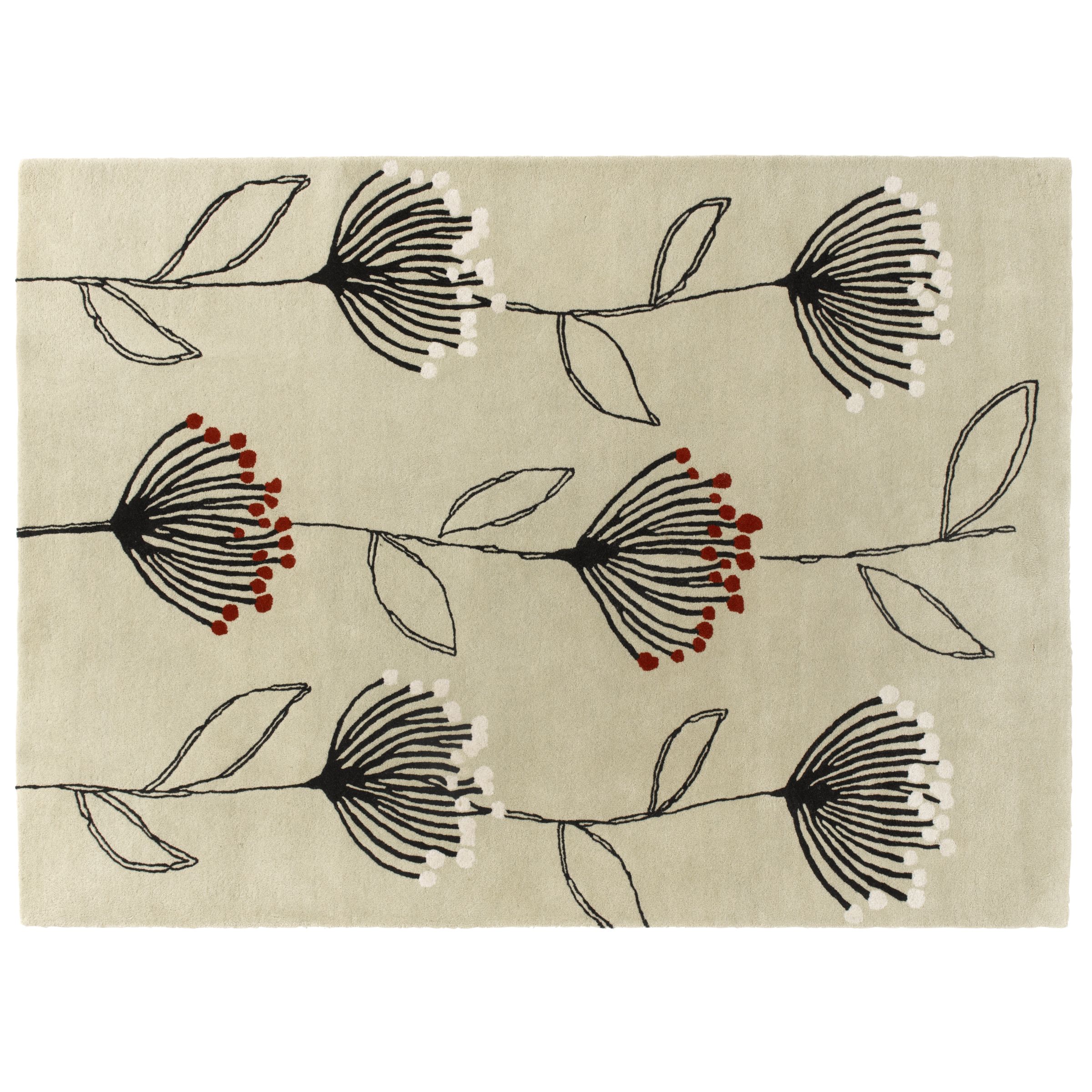 Banksia Rugs, Beige/ Black at John Lewis