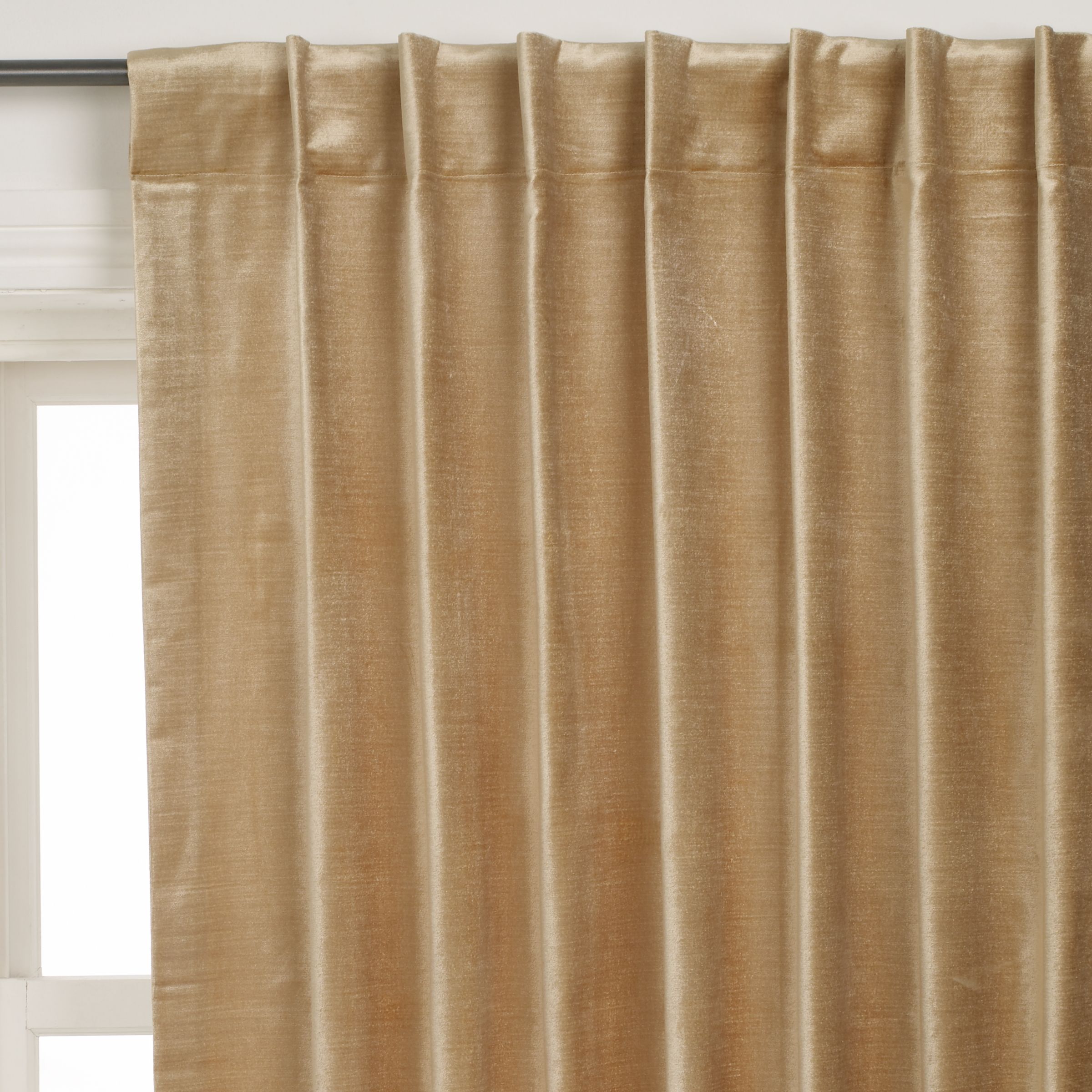 Velvet Concealed Tab Top Curtains,