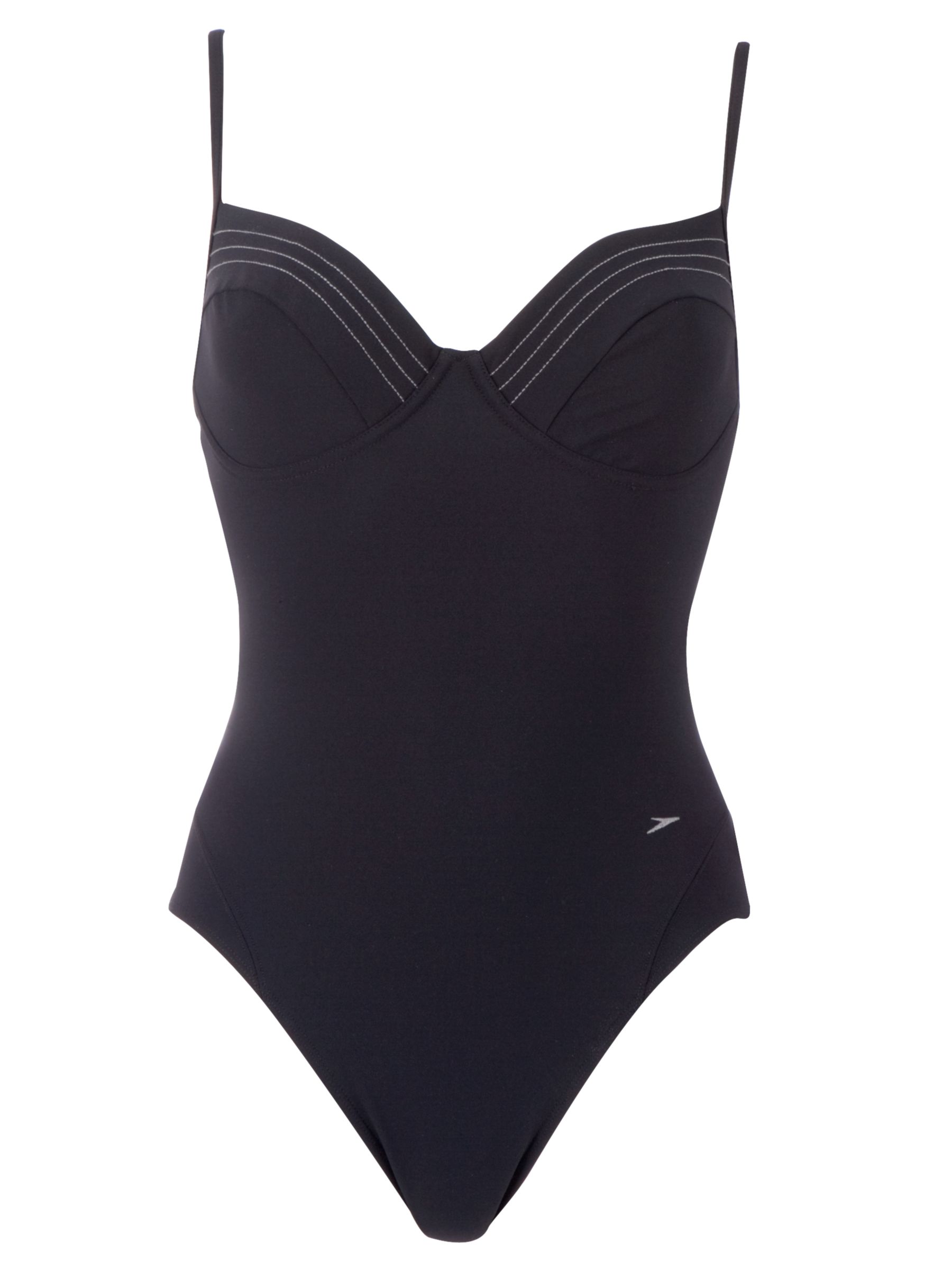 Vyana B Cup Sculpture Swimsuit, Black,