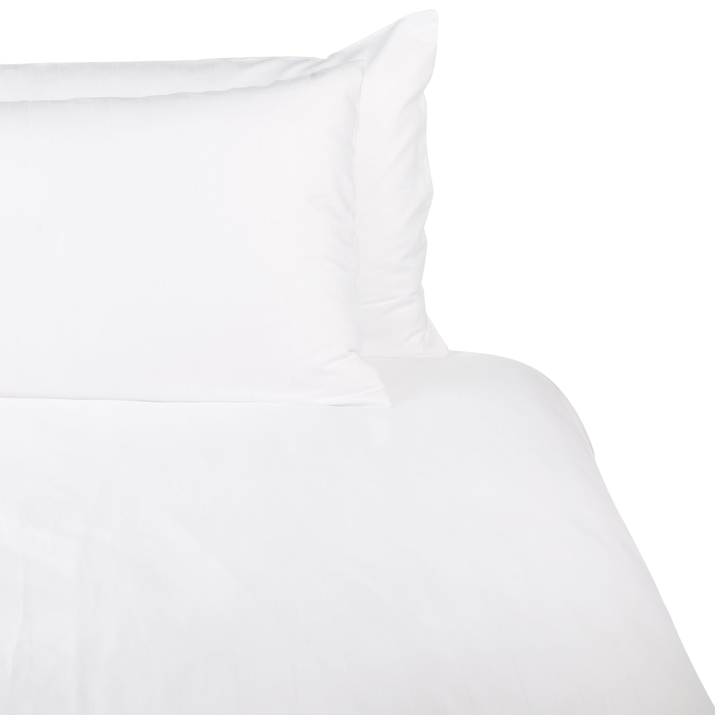 John Lewis Herringbone Duvet Cover Set White Single