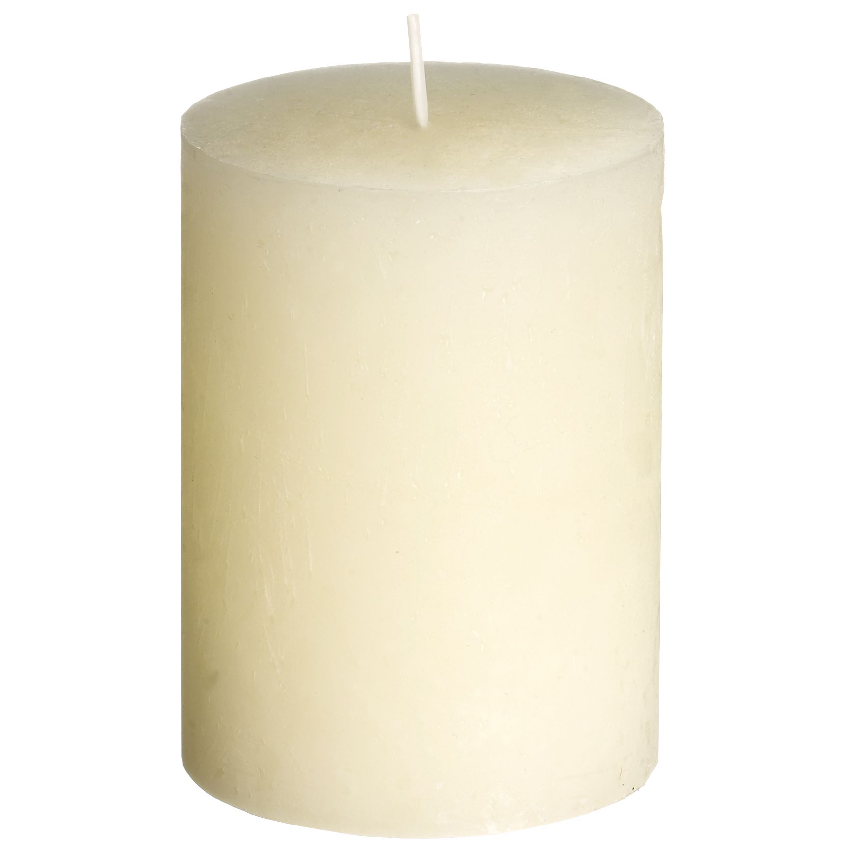 John Lewis Rustic Cone Candle, Small, H10cm