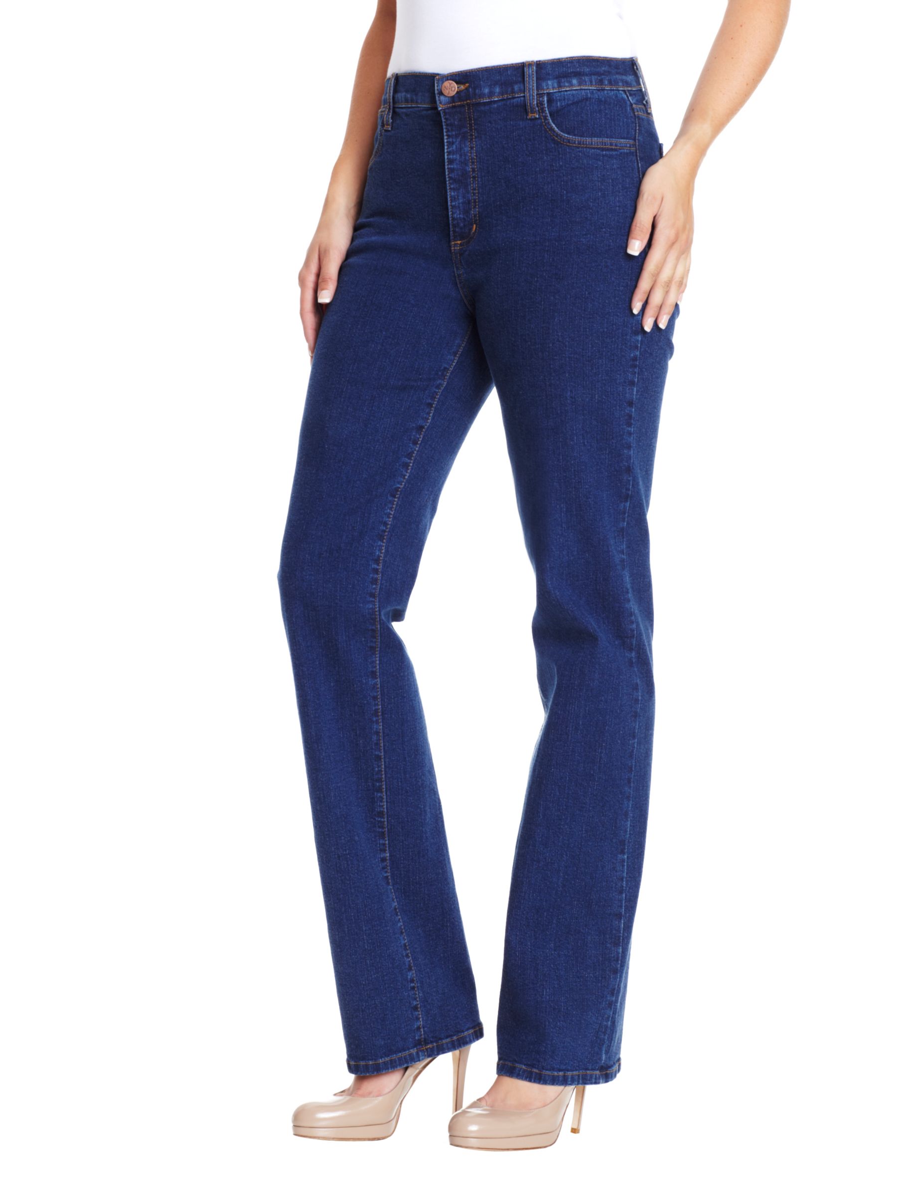 Not Your Daughter's Jeans Tummy Tuck Jeans Slim Leg, Blue, Size 10/L33