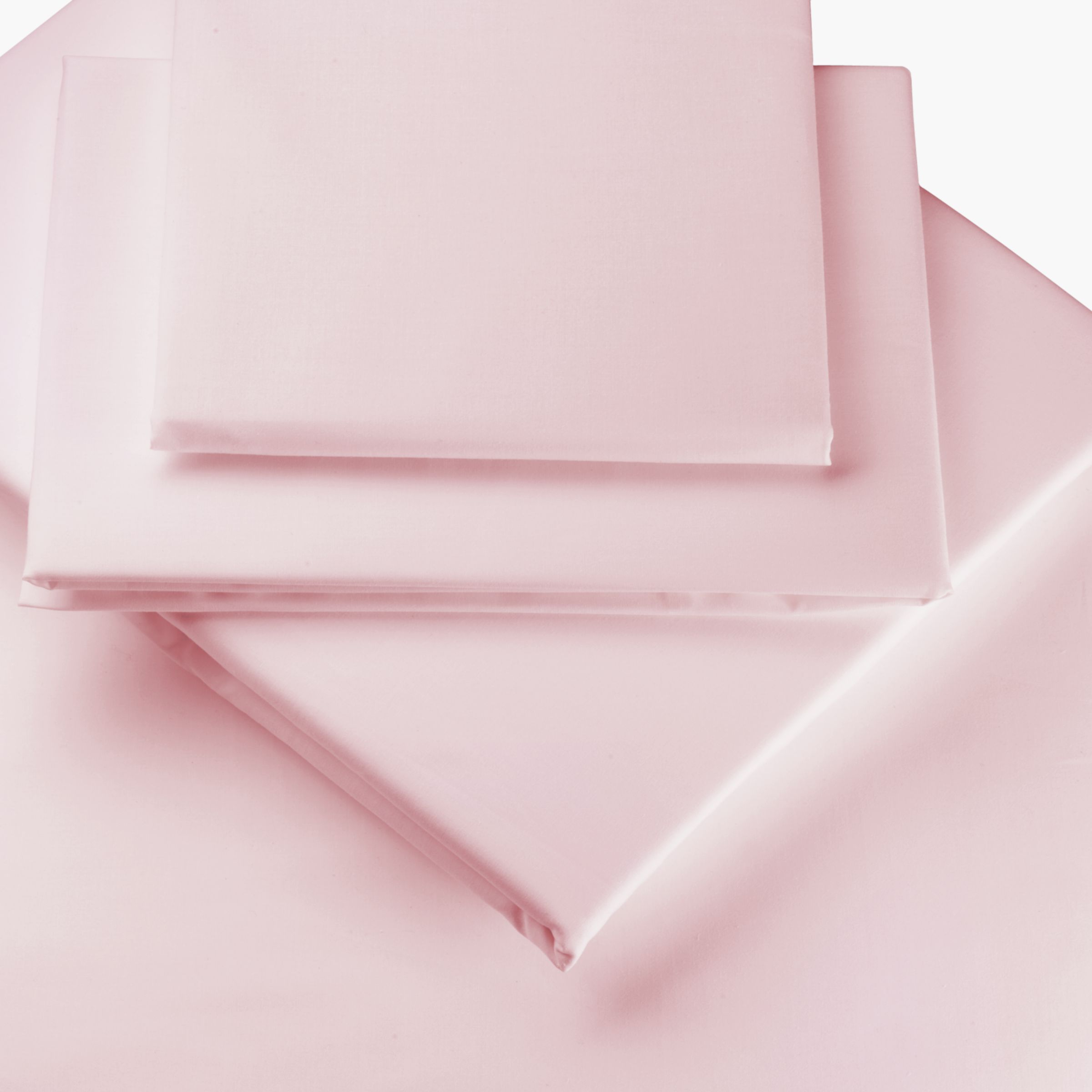 John Lewis Fine Egyptian Cotton Pillowcases, Ash Rose