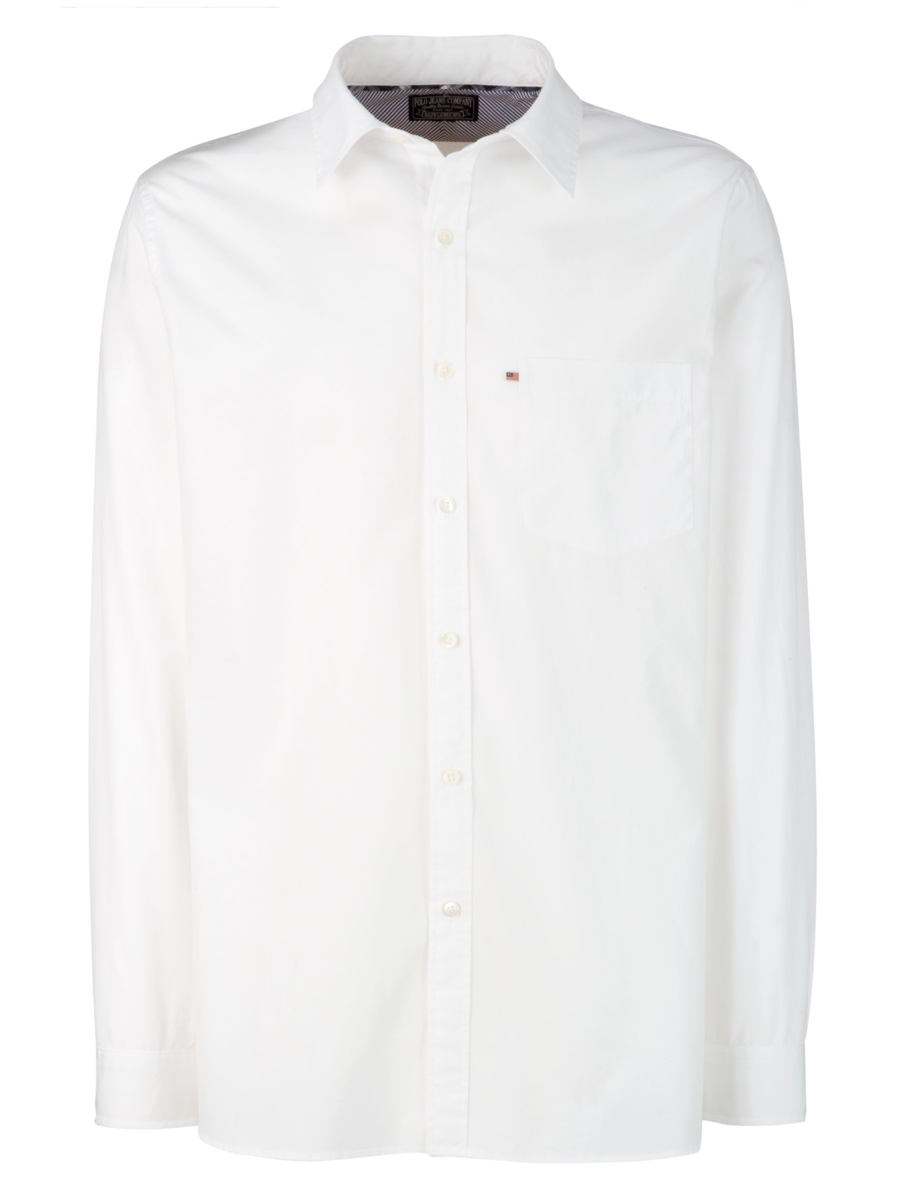 Ralph Lauren Polo Long Sleeve Poplin Shirt  White  Small