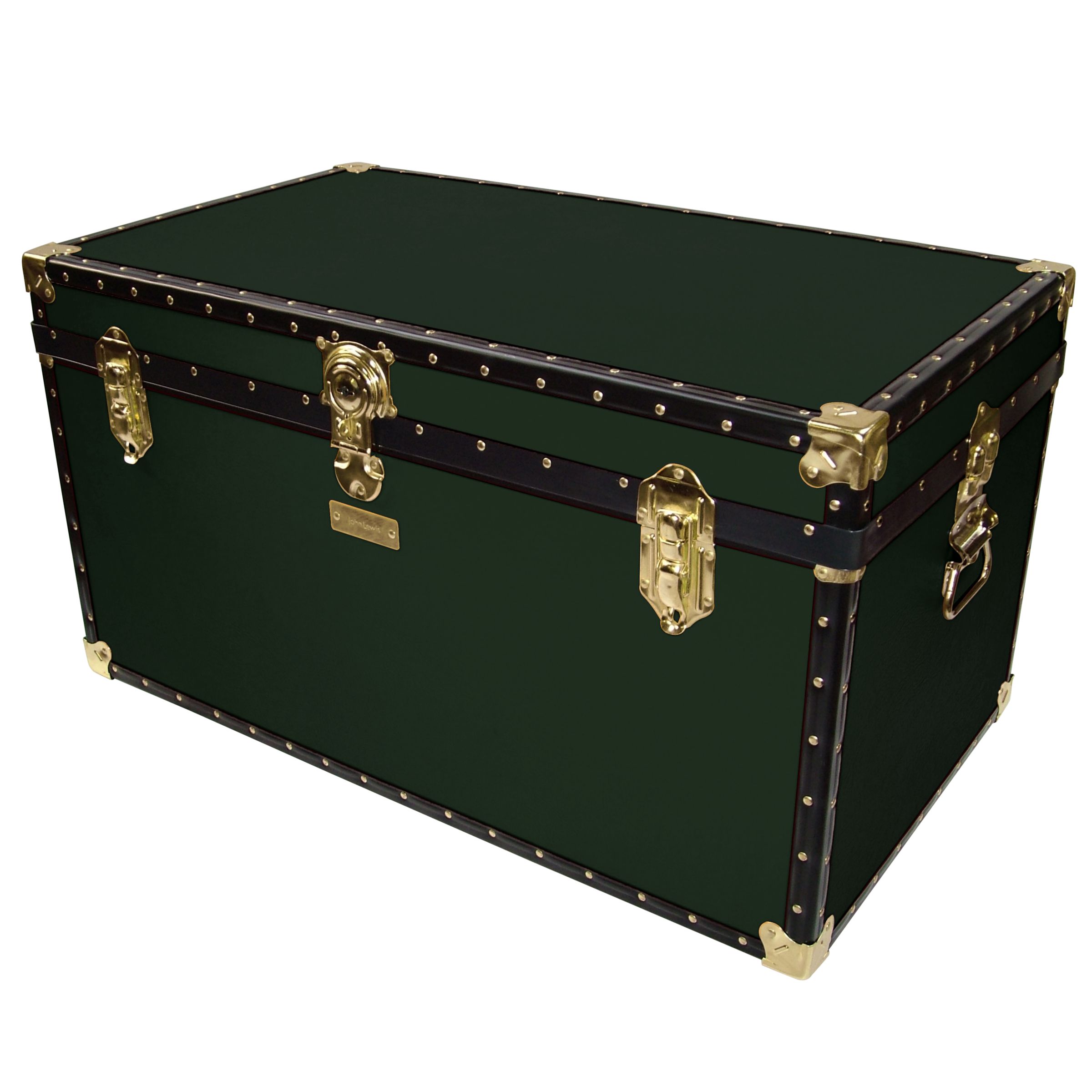 John Lewis Traditional Trunk, Green at John Lewis