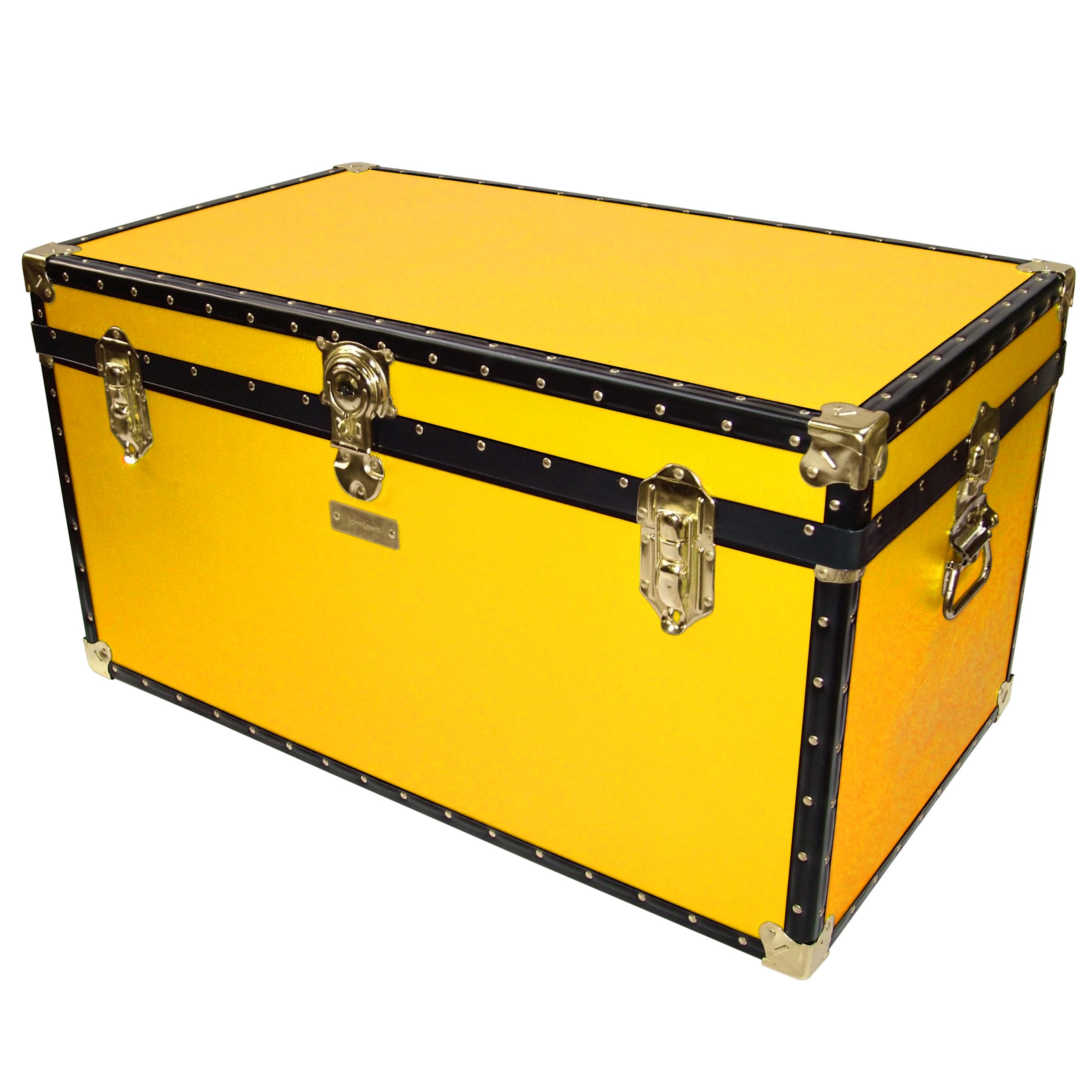 John Lewis Traditional Trunk, Yellow at John Lewis