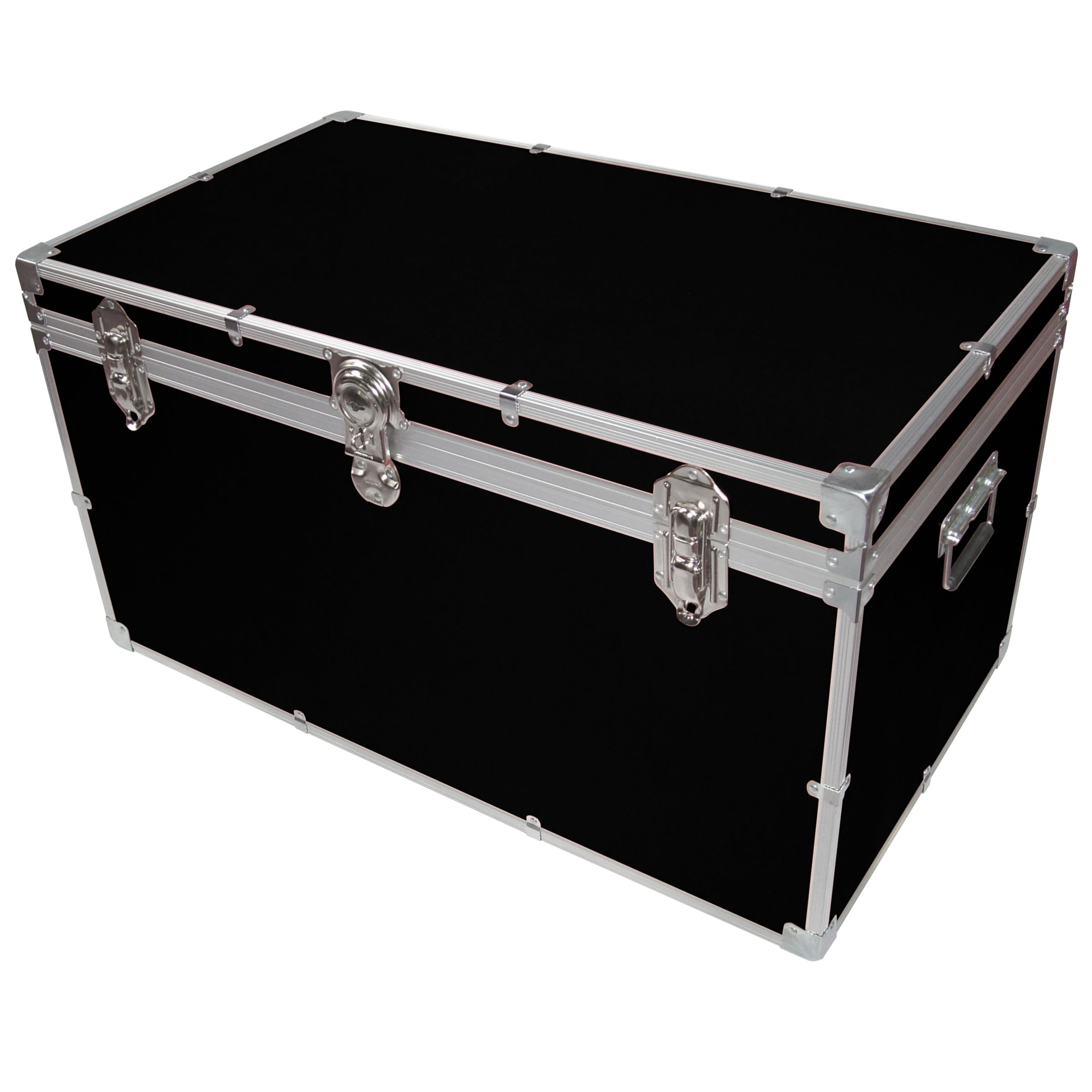 John Lewis Fortified Trunk, Black at John Lewis