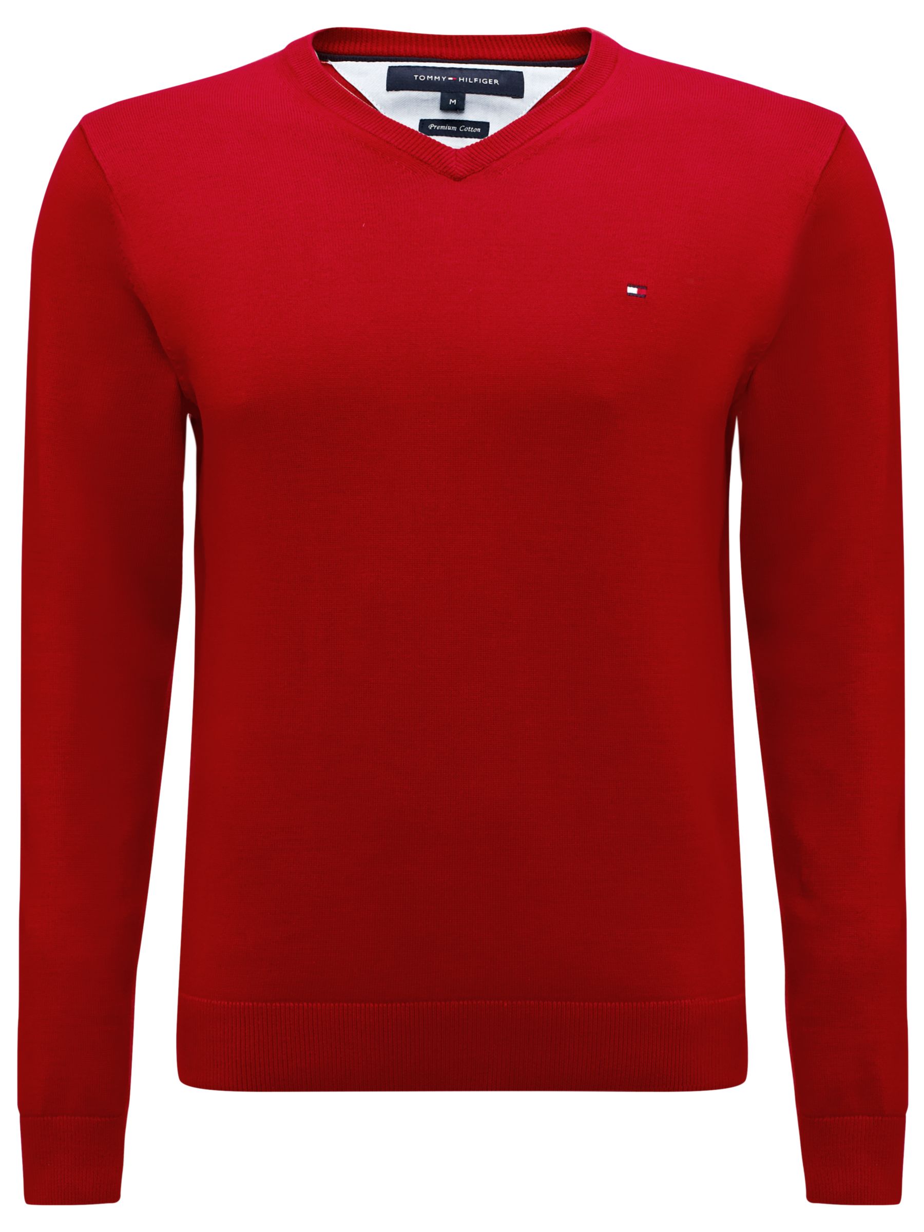 Tommy Hilfiger Pacific V-neck Jumper  Red  Xl