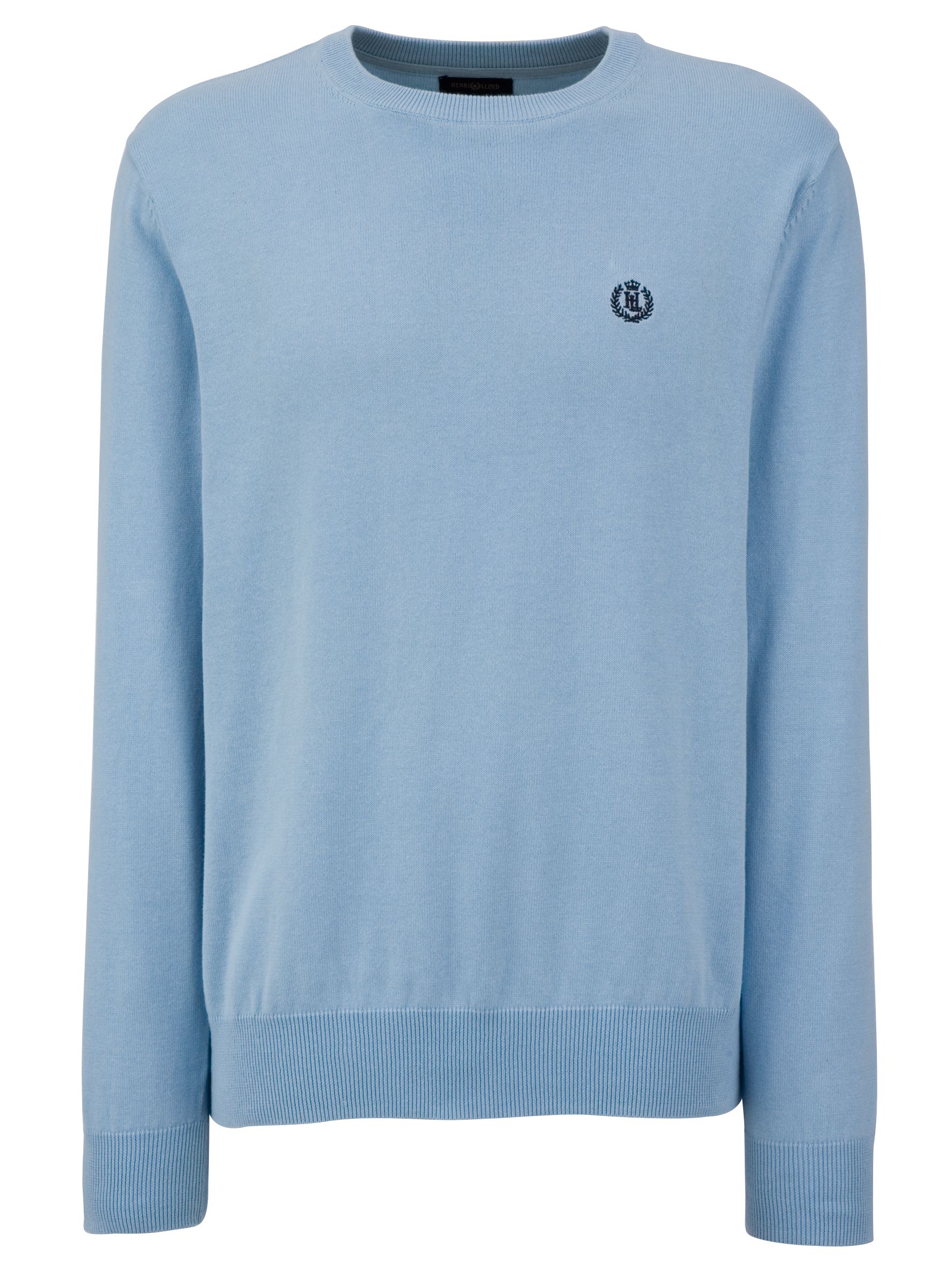 Henri Lloyd Elgin Crew Neck Jumper, Sky Blue, Medium