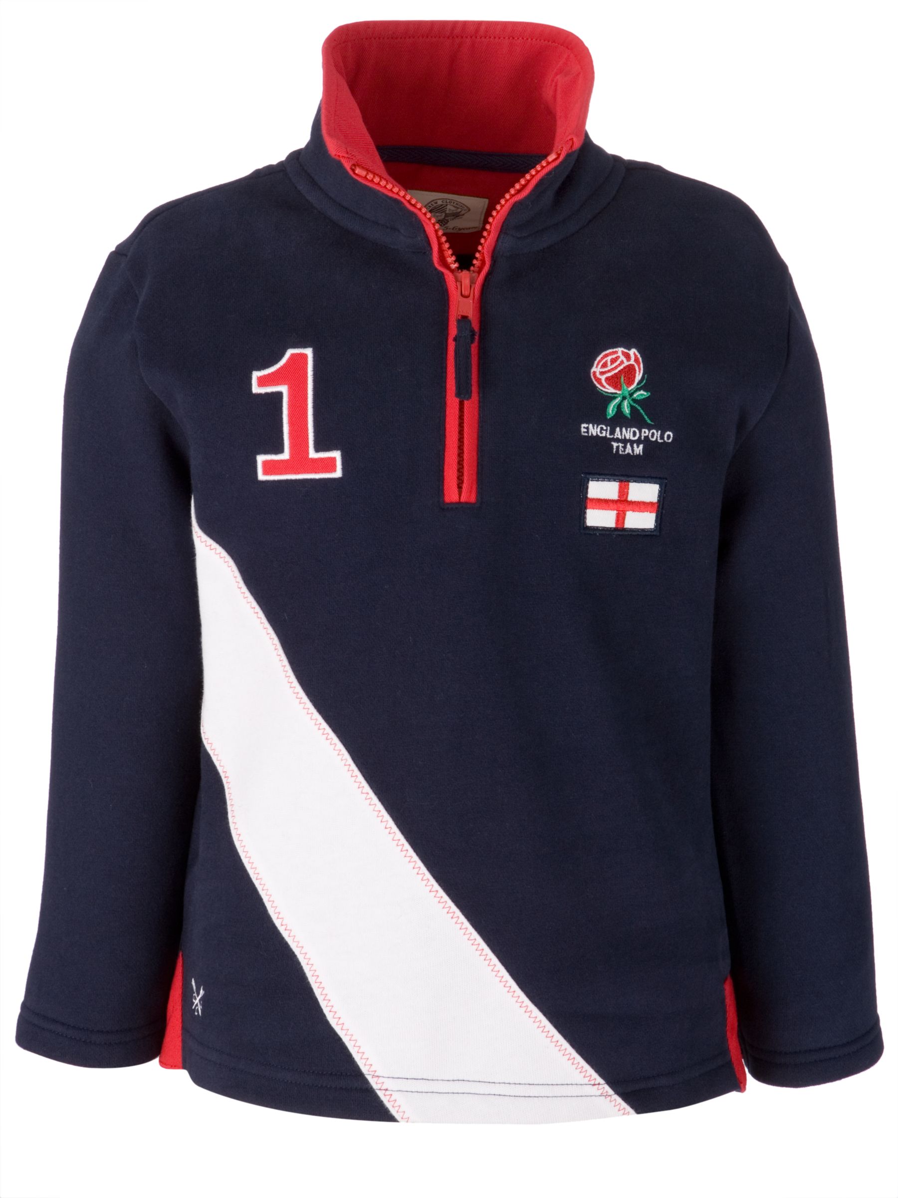 Crew Clothing England Sweater Navy 2 3 Years