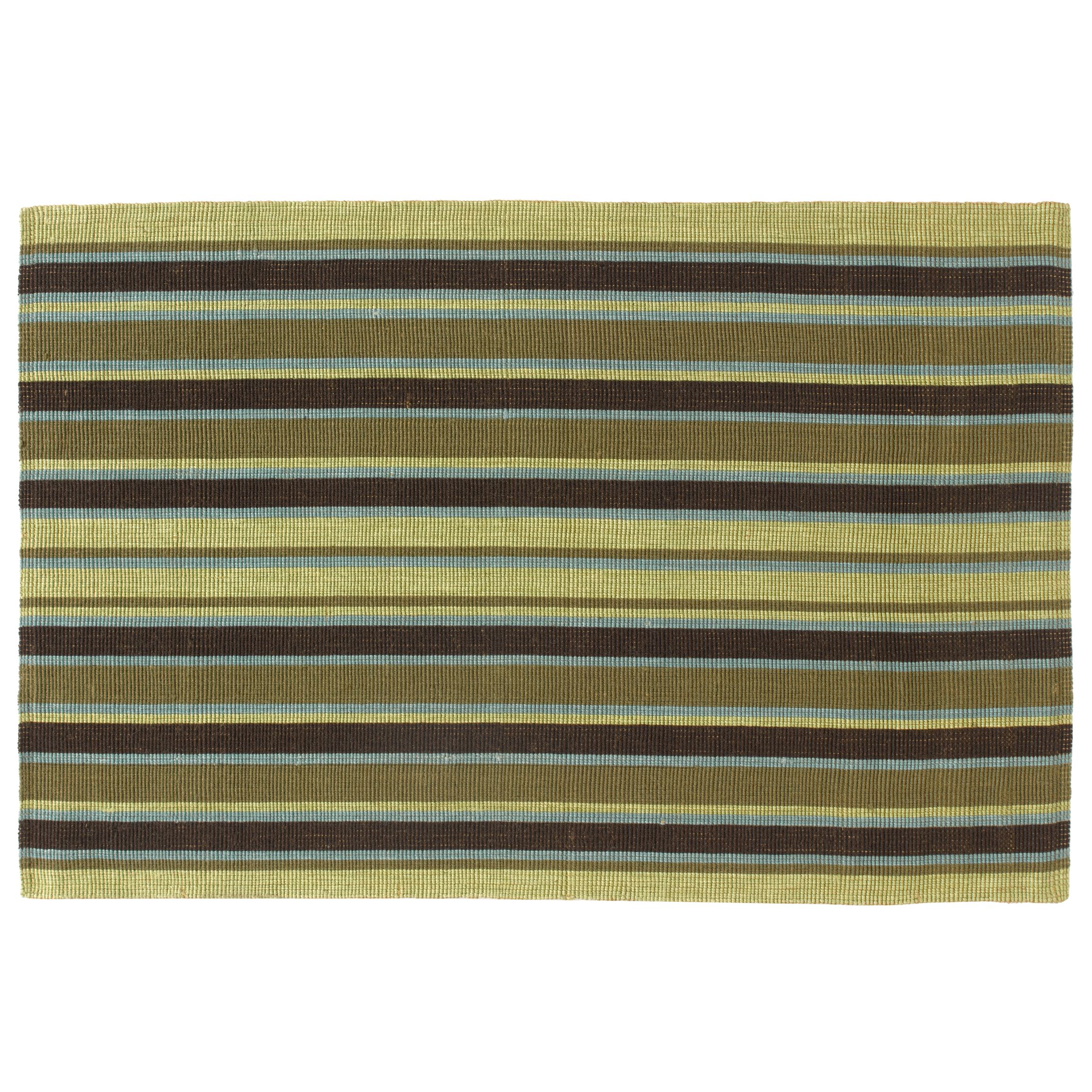 Strand Jute Mat Grey  Blue W170 x L240cm