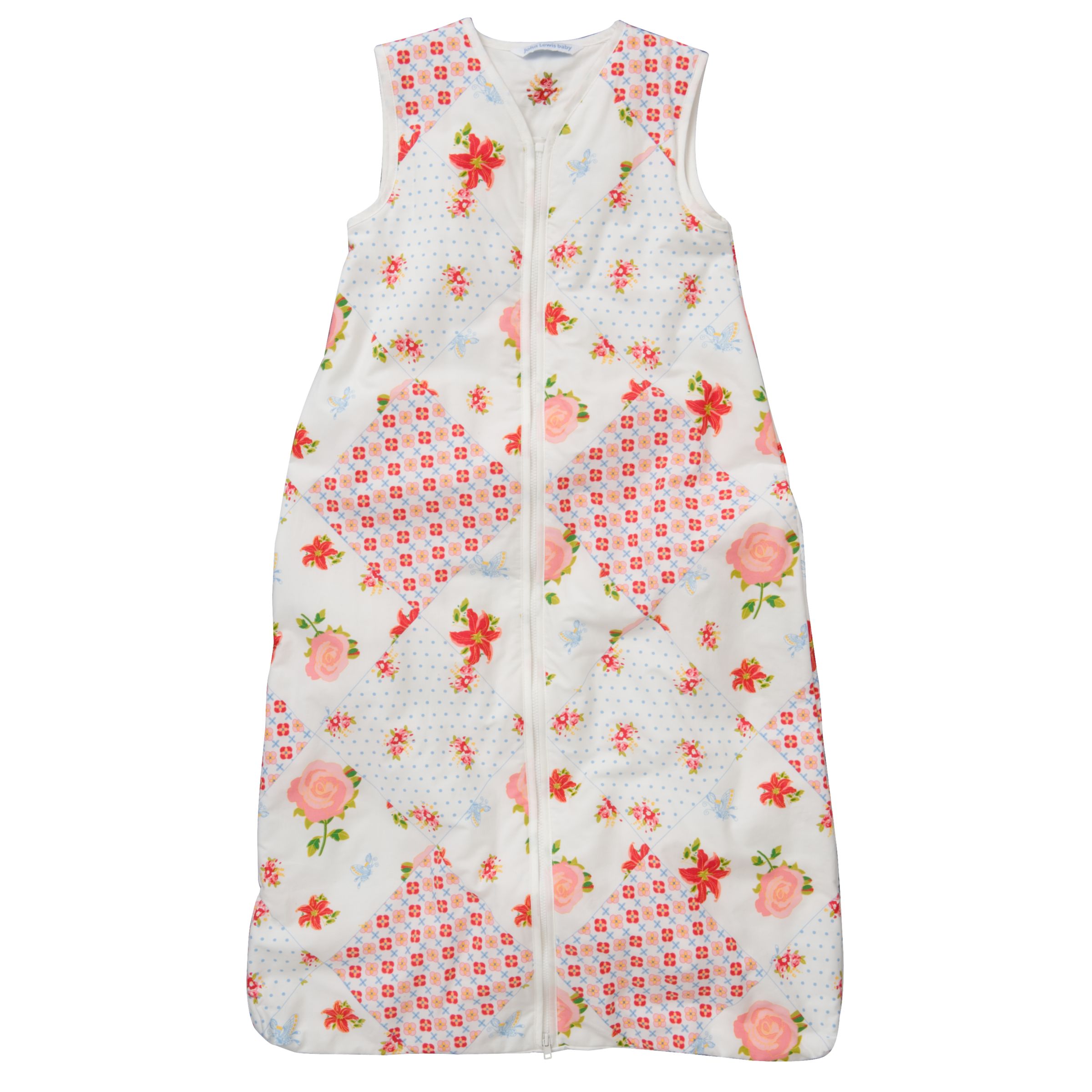 John Lewis Baby Floral Sleeping Bag, 1 Tog,