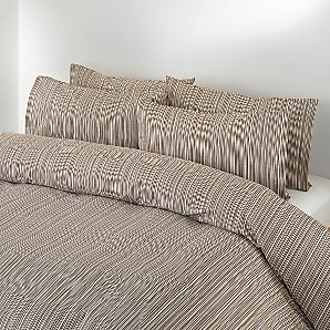 John Lewis Multi-Stripe Duvet Cover, Beige, Double