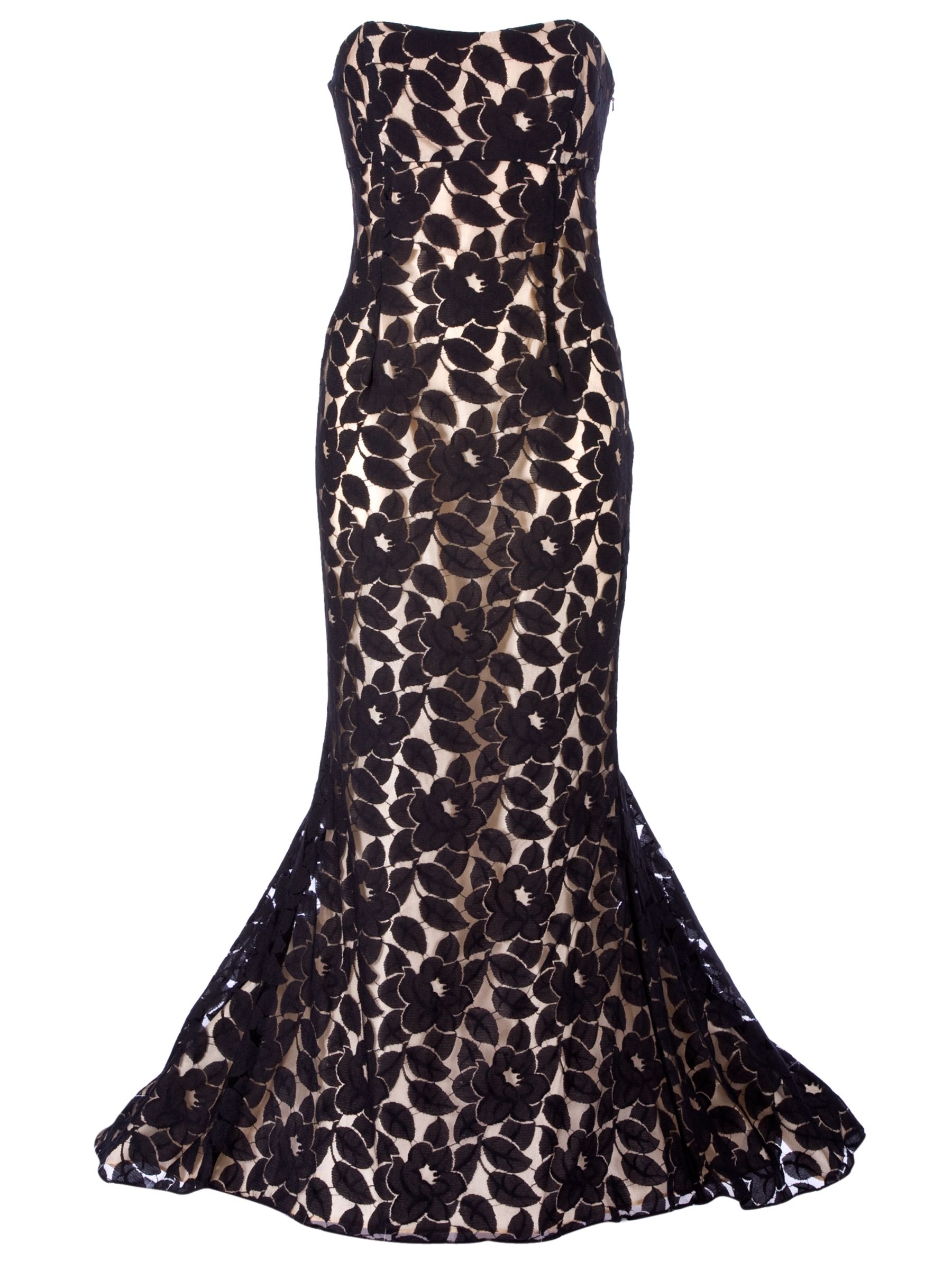 John Lewis Lana All Over Lace Dress, Black �240