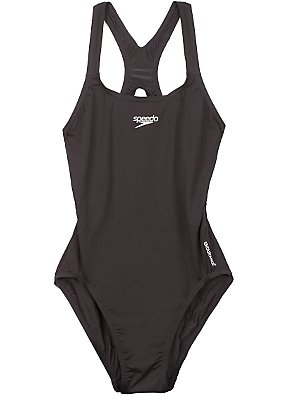 Speedo Medalist Swimsuit, Black, 6 Years