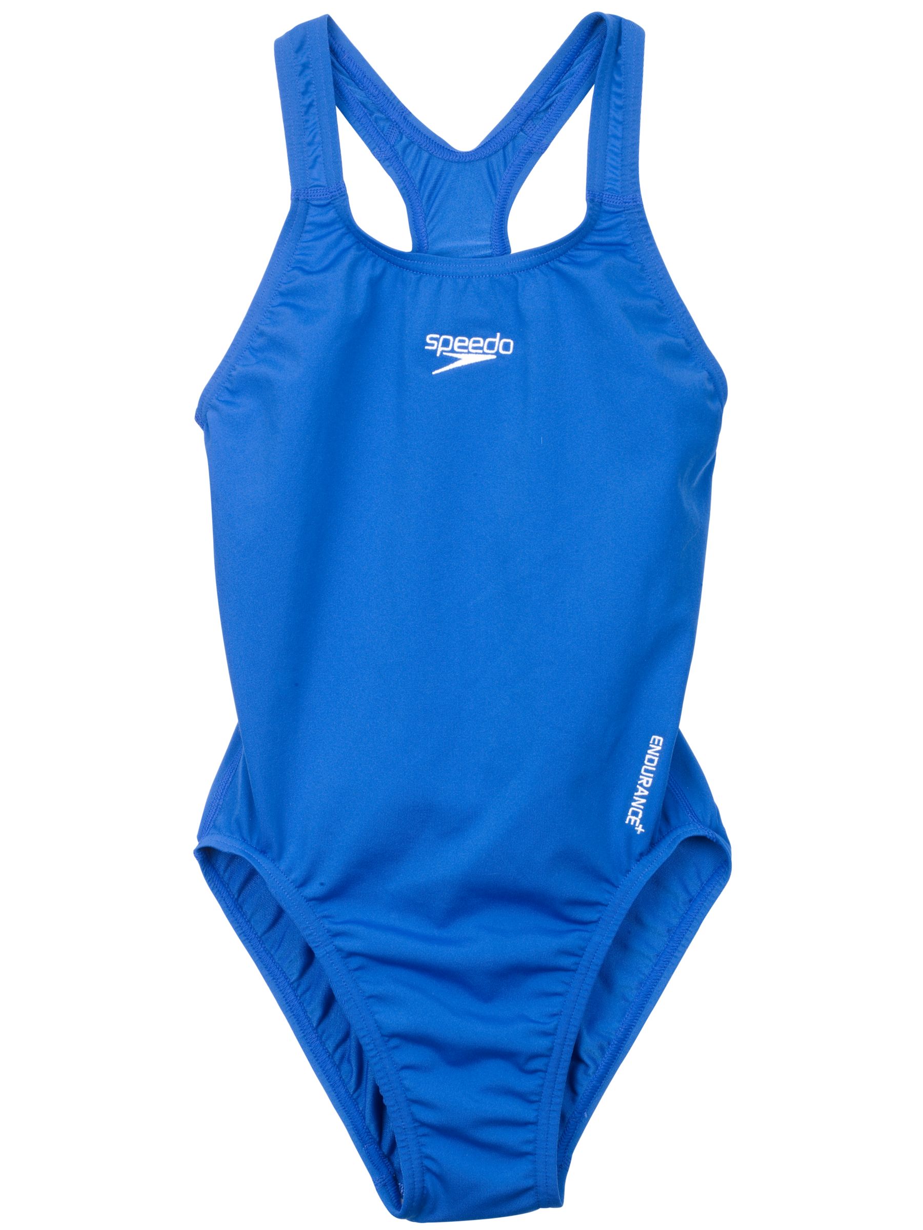 Speedo Medalist Swimsuit, Blue, 14 Years