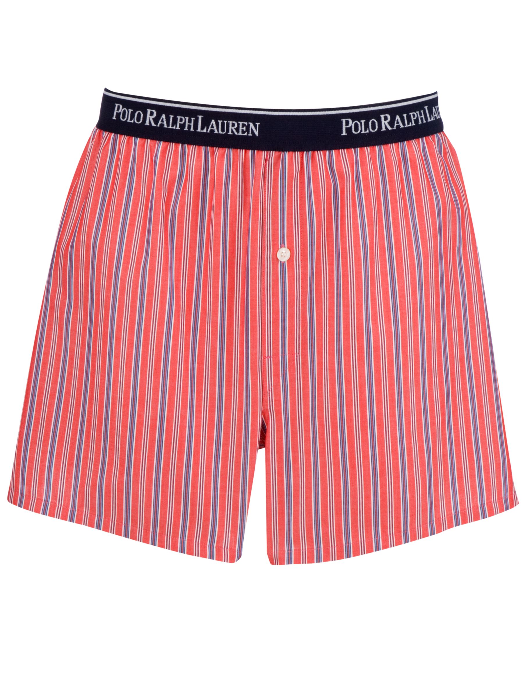 Polo Ralph Lauren Woven Boxers  Red/blue  Medium