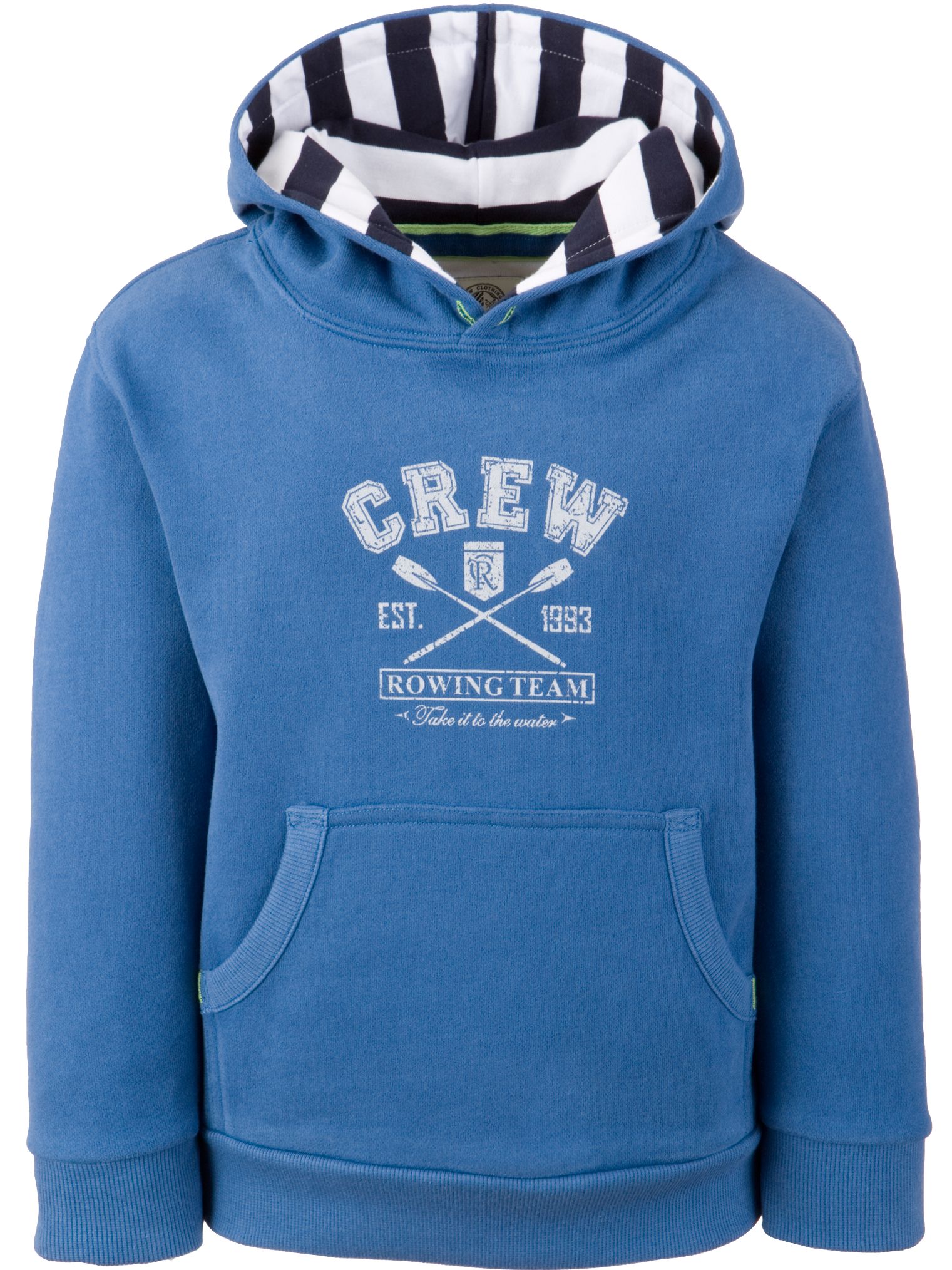 Crew Clothing Printed Hoodie Blue 2 3 Years