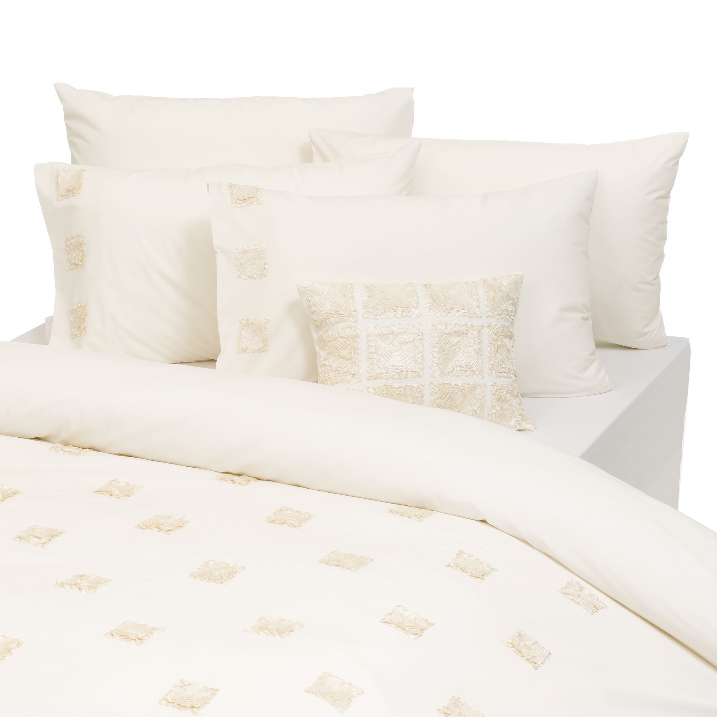 John Lewis Ribbon Squares Duvet Cover, New