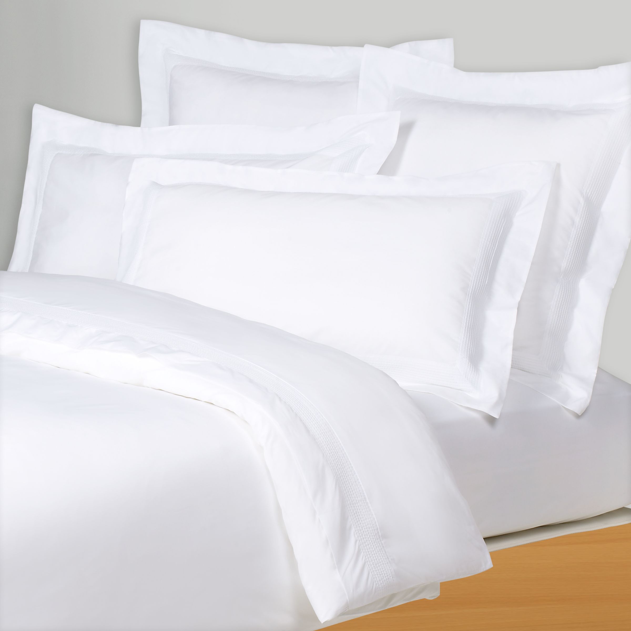 Descamps Soie de Coton Duvet Cover, White, Double