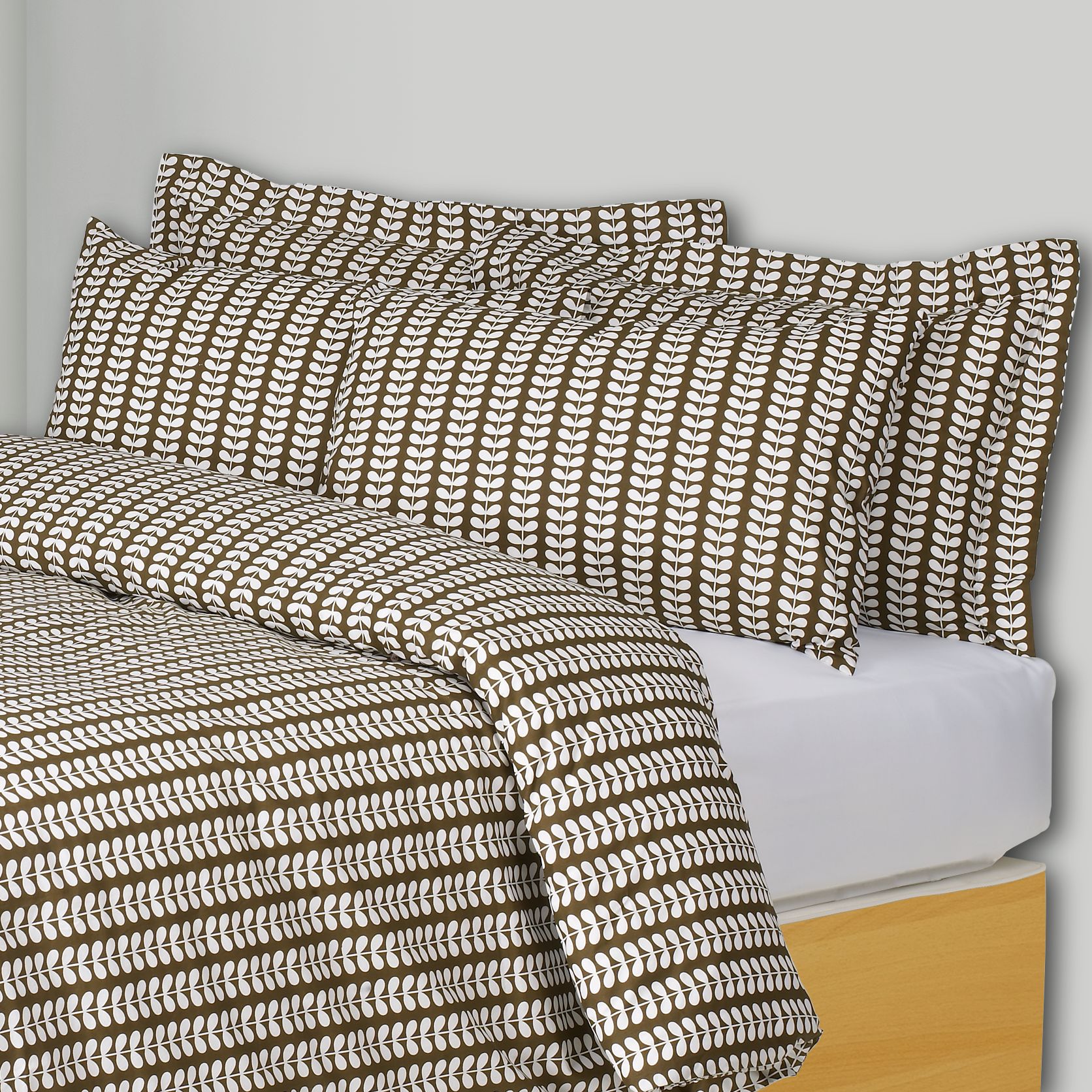 Orla Kiely Tiny Stem Duvet Cover, Winter White /