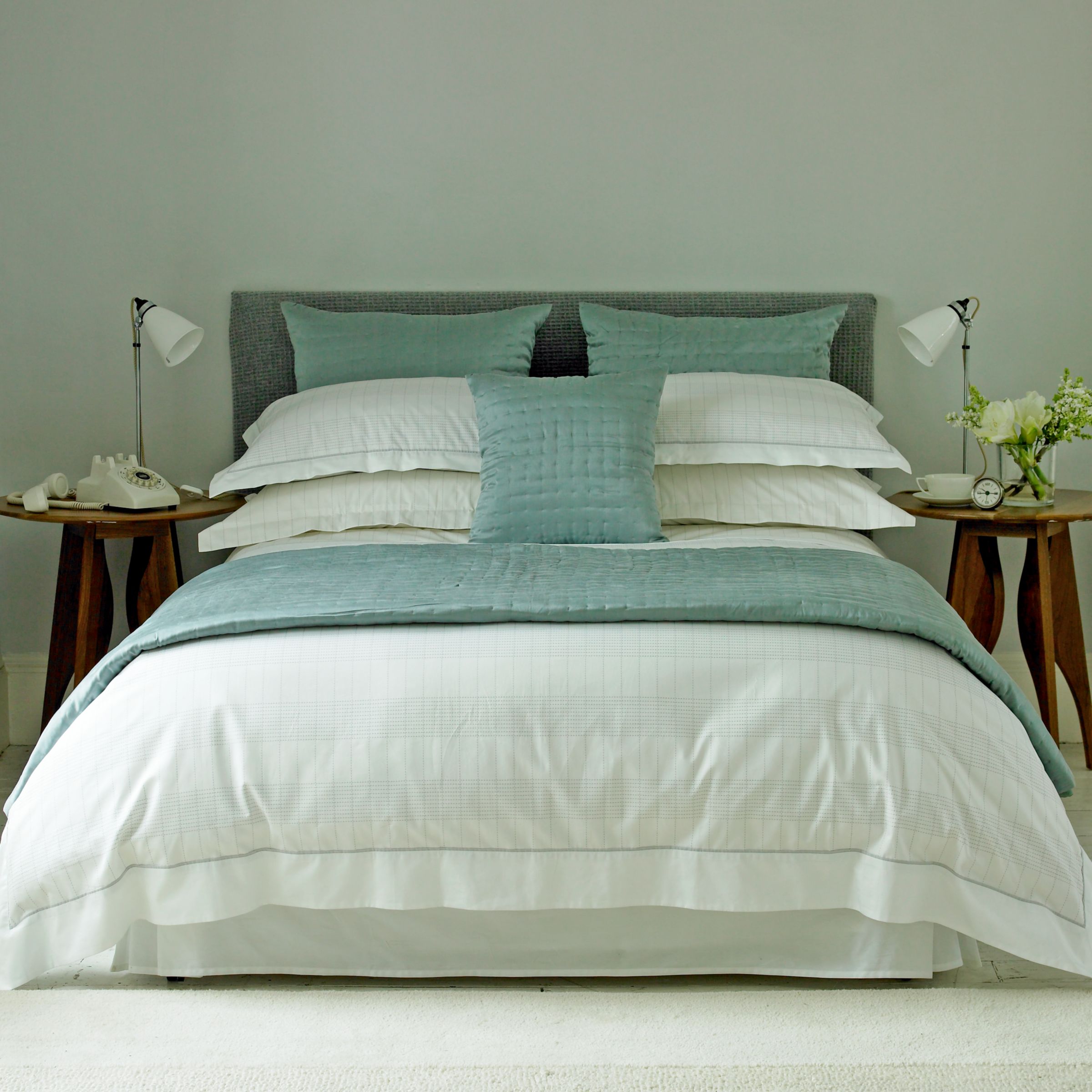 Conran Heirlooms Conran Heirloom Manhattan Duvet Cover, White,