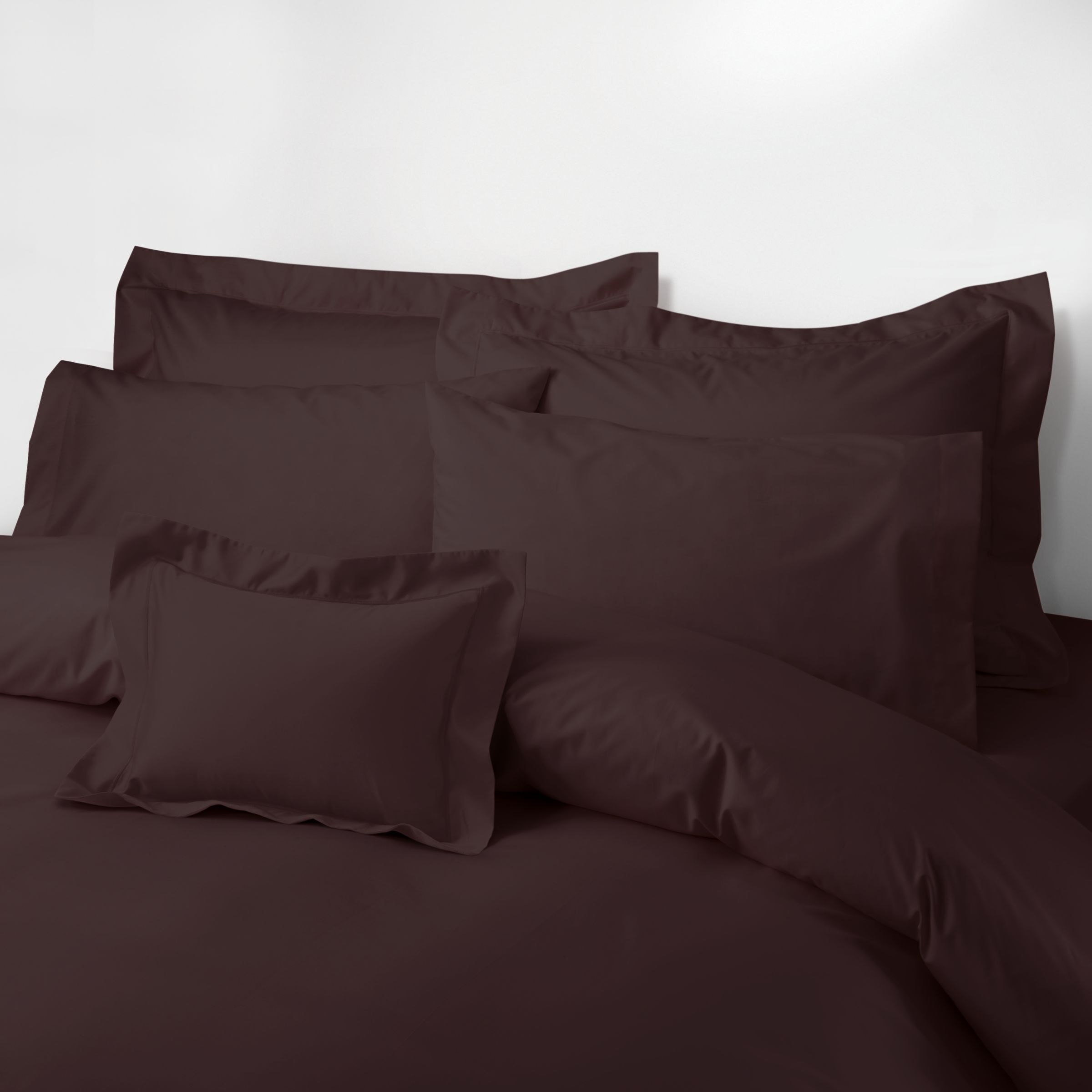 John Lewis Egyptian Cotton Duvet Covers, Chocolate