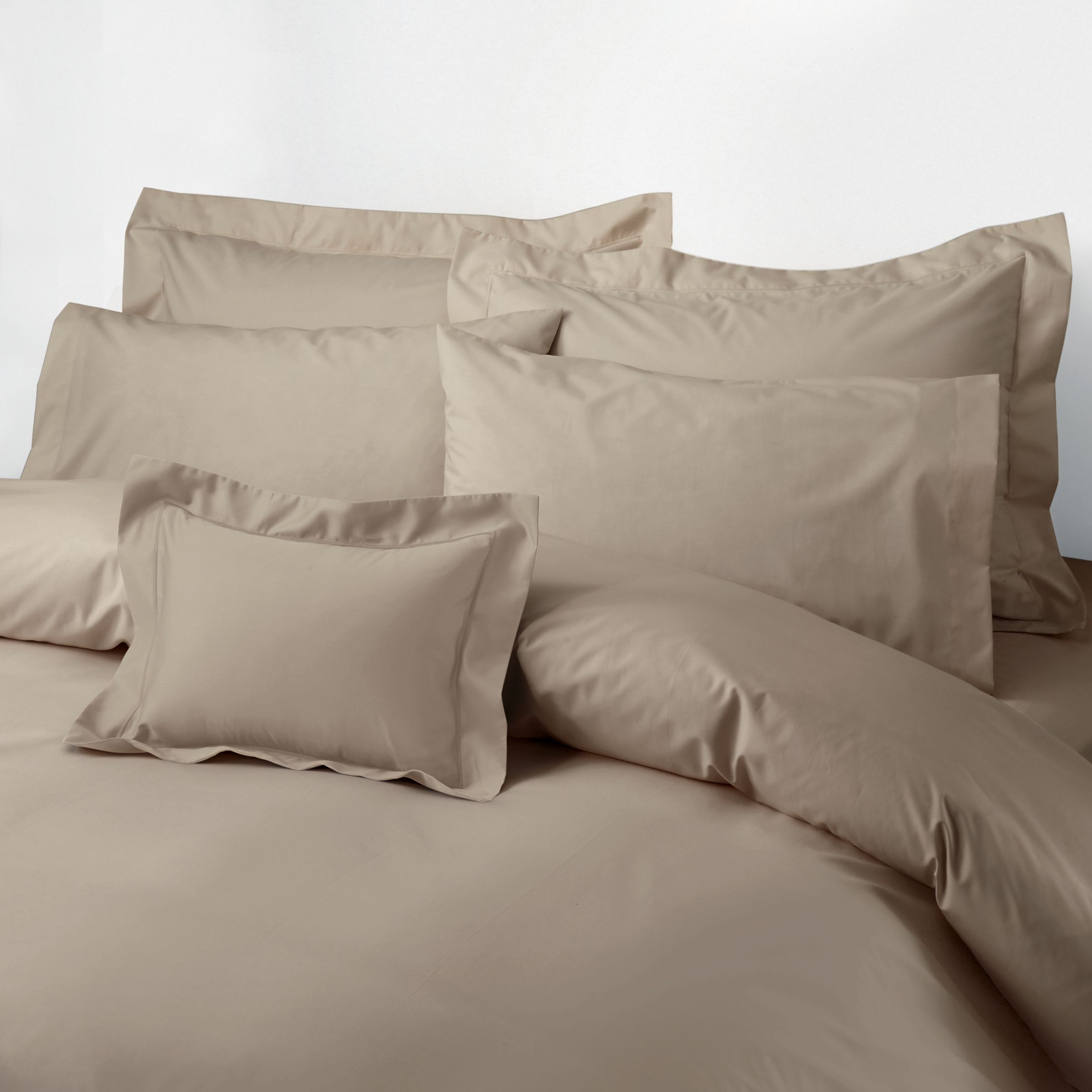 John Lewis Egyptian Cotton Duvet Covers, Latte