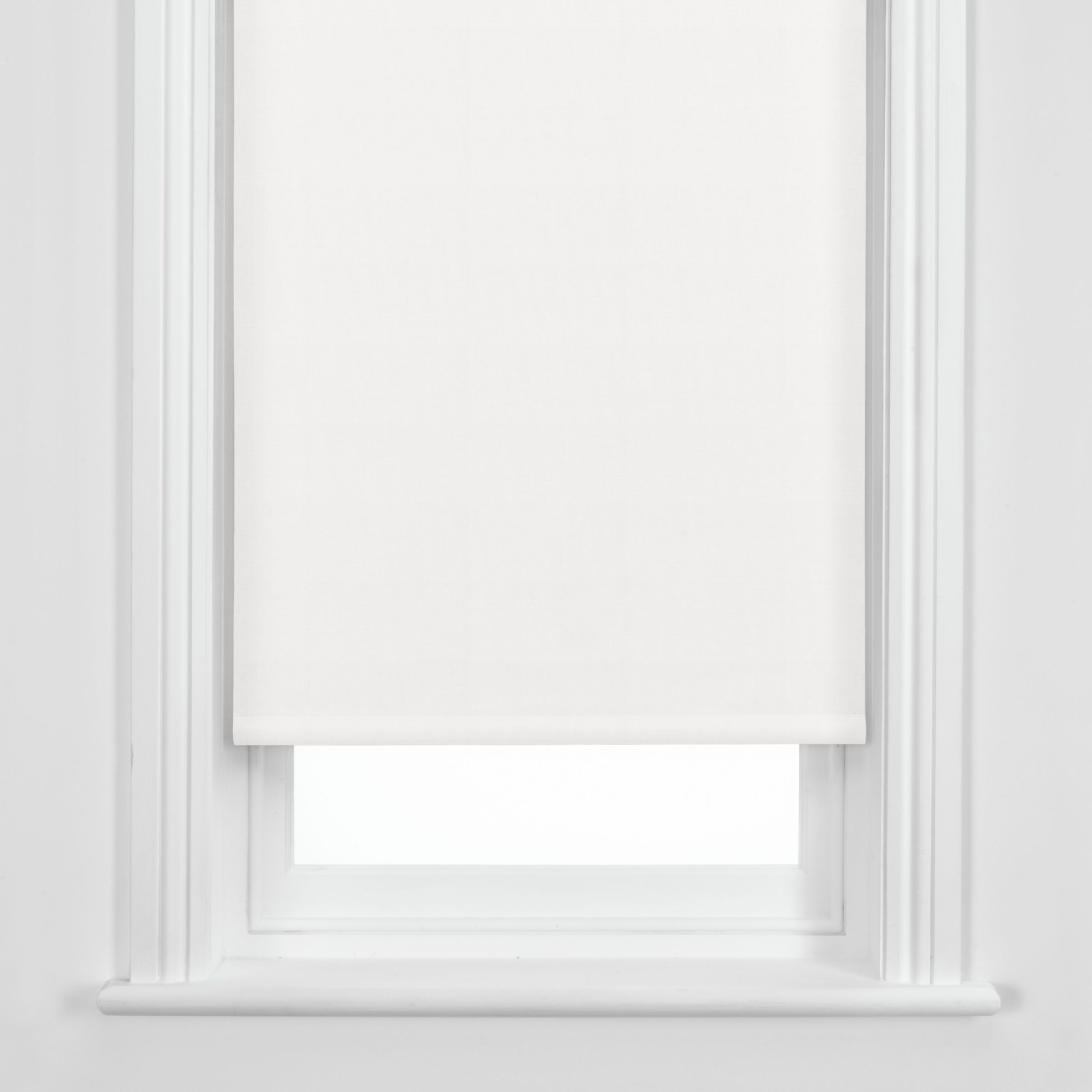 John Lewis Basic Roller Blind, White, W61cm