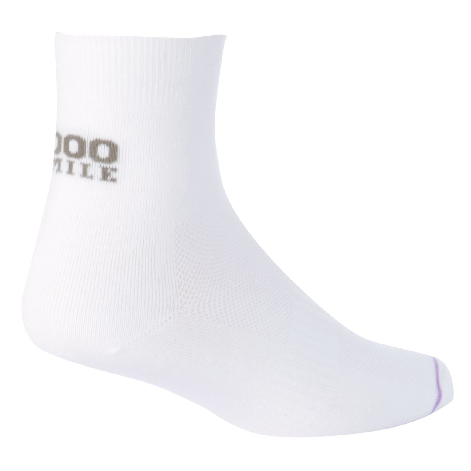 1000 Mile Tactel Anklet Socks White Size 3 55