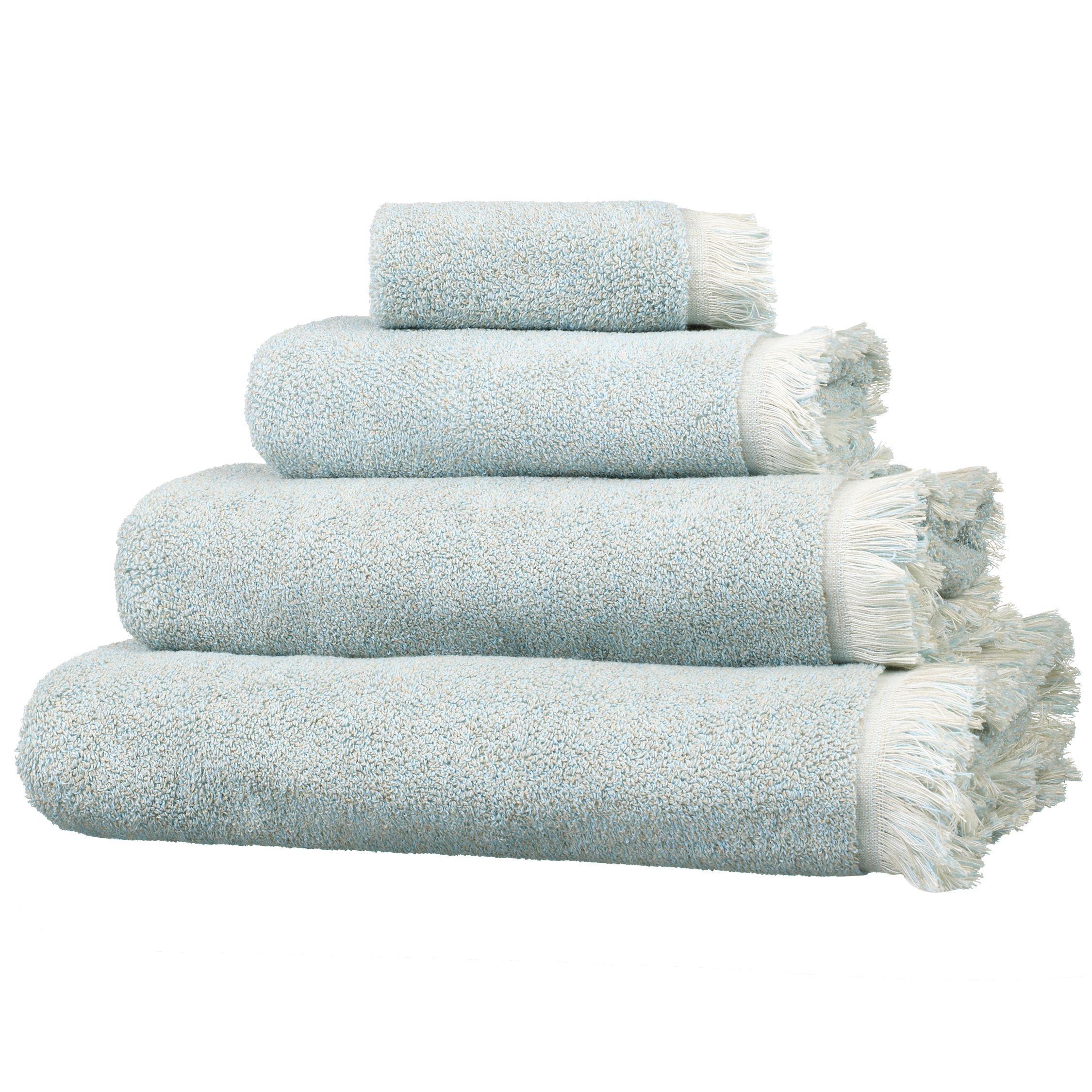 John Lewis Two Tone Bath Sheet, Blue
