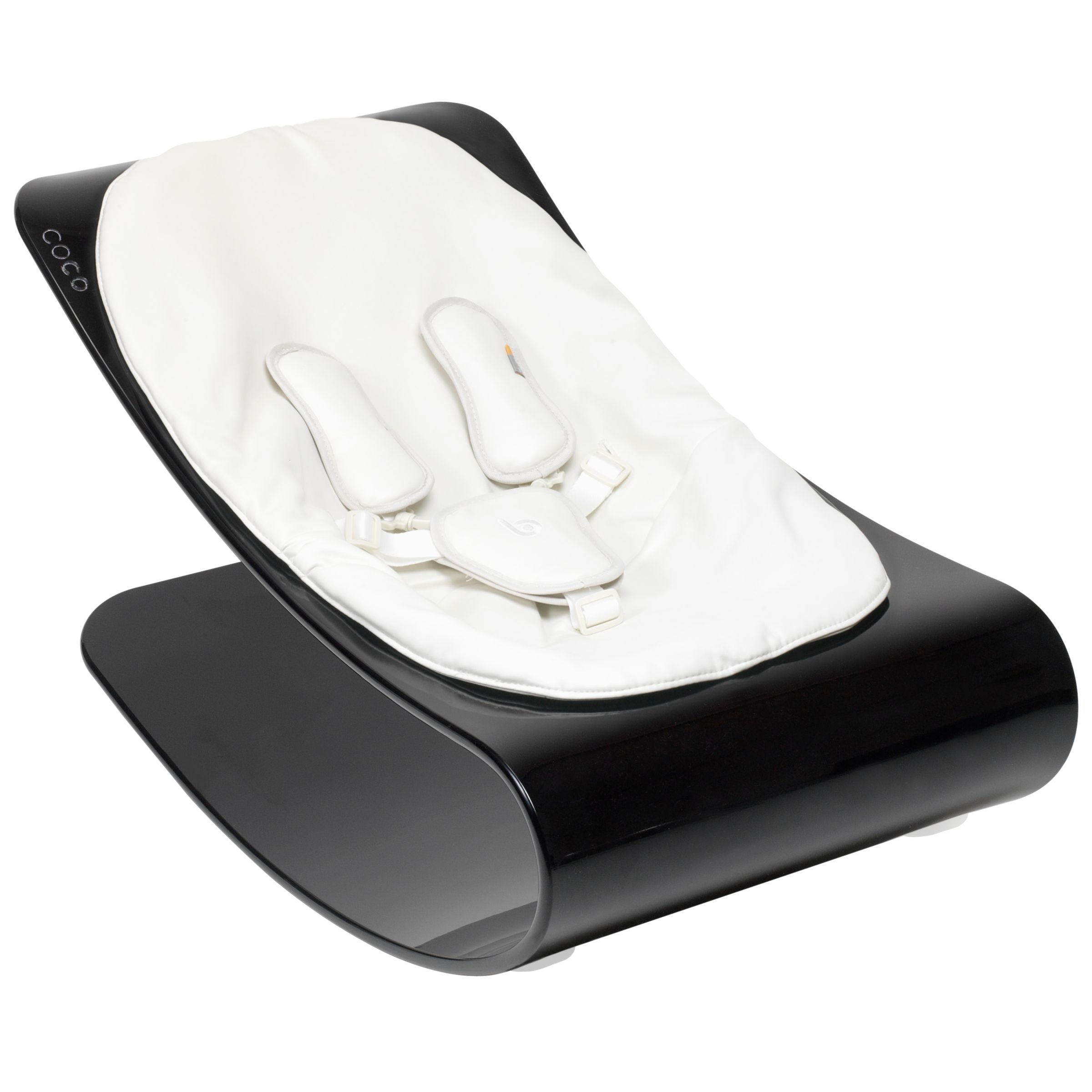 bloom Coco Plexistyle Baby Lounger, Ebony Black with Assorted Colours