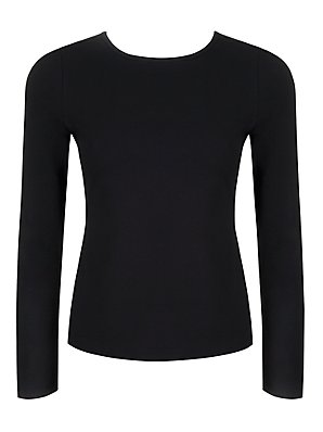 Long Sleeve T-Shirt, Black, 16
