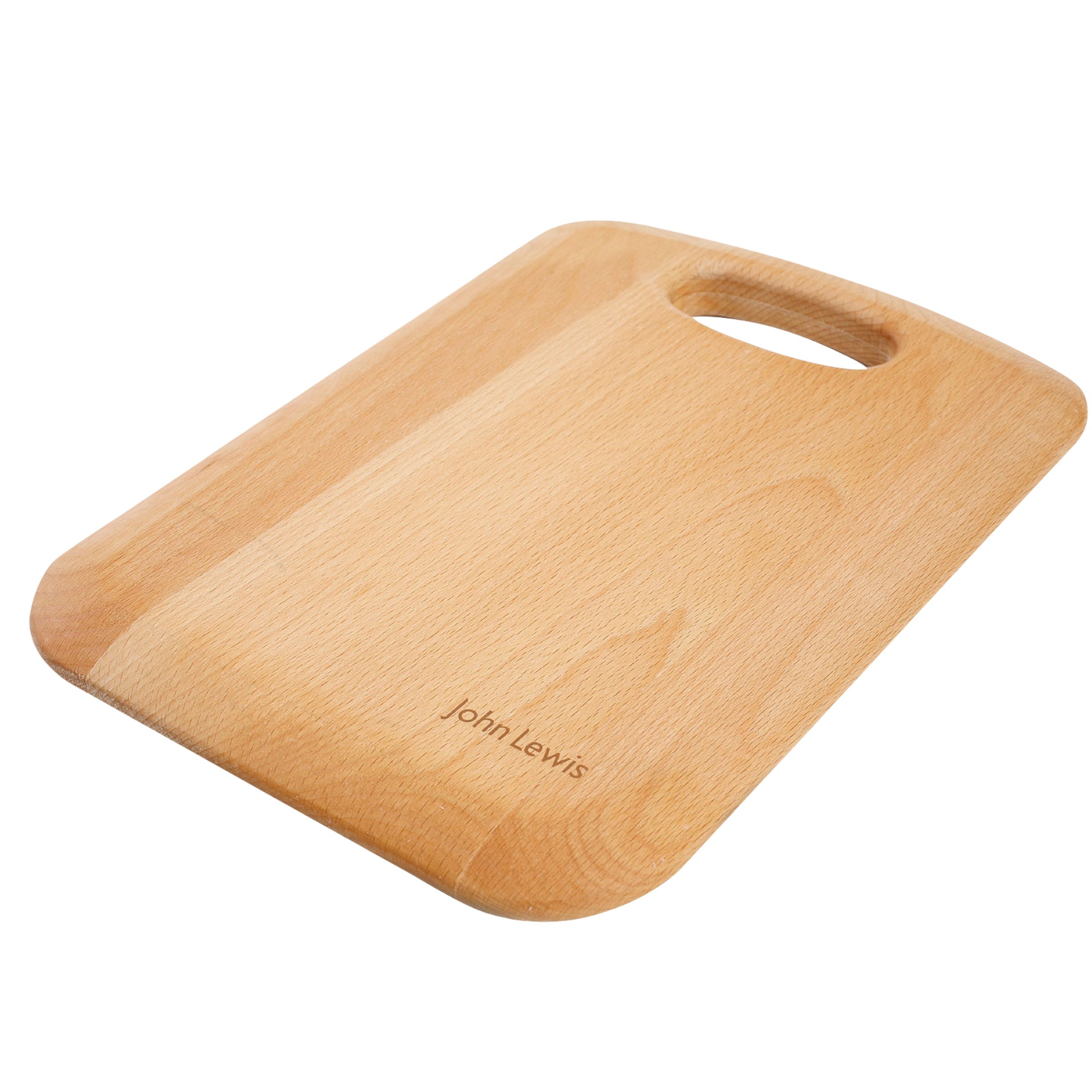 John Lewis FSC Wooden Handled Chopping Board, Small