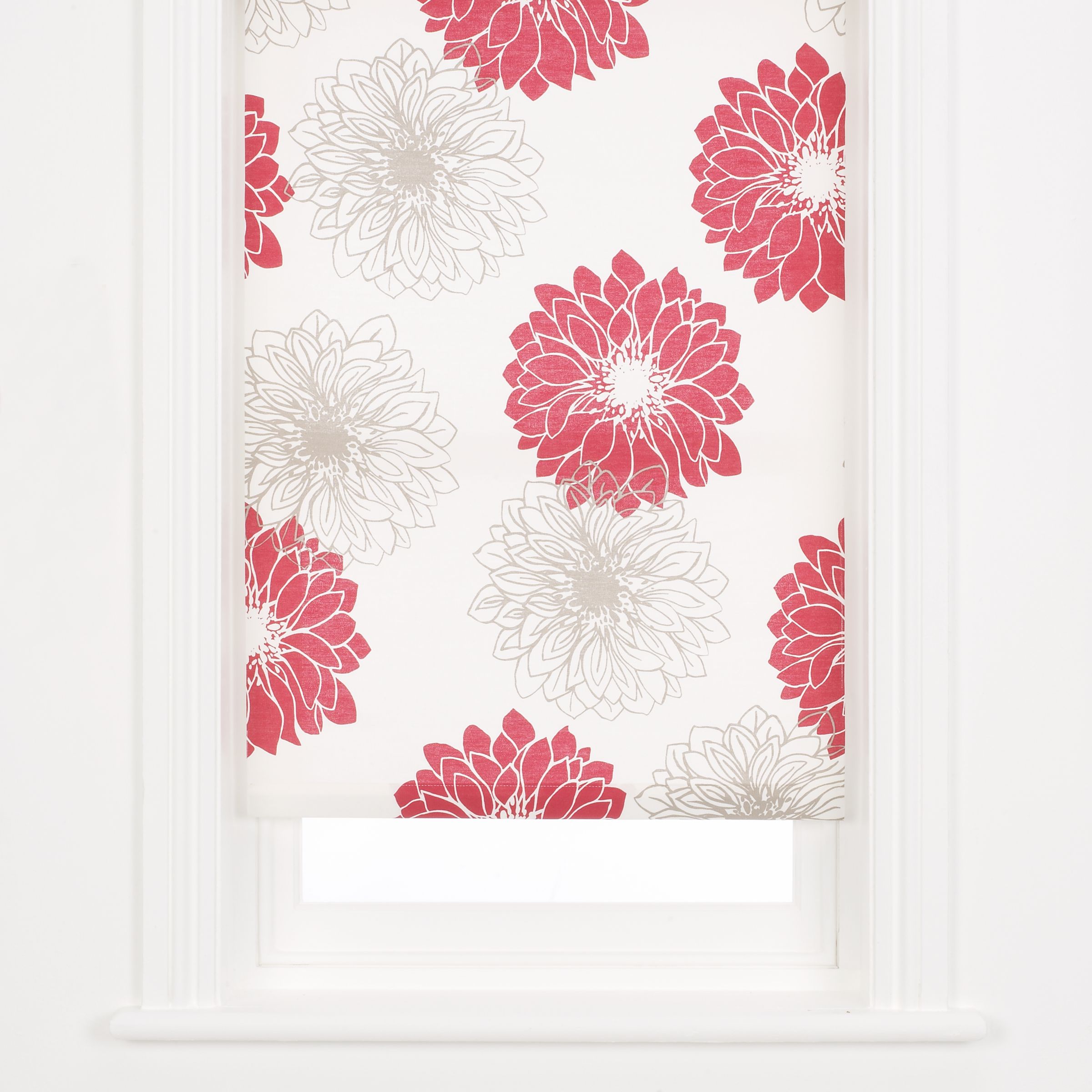 Gerbera Roller Blinds, Red