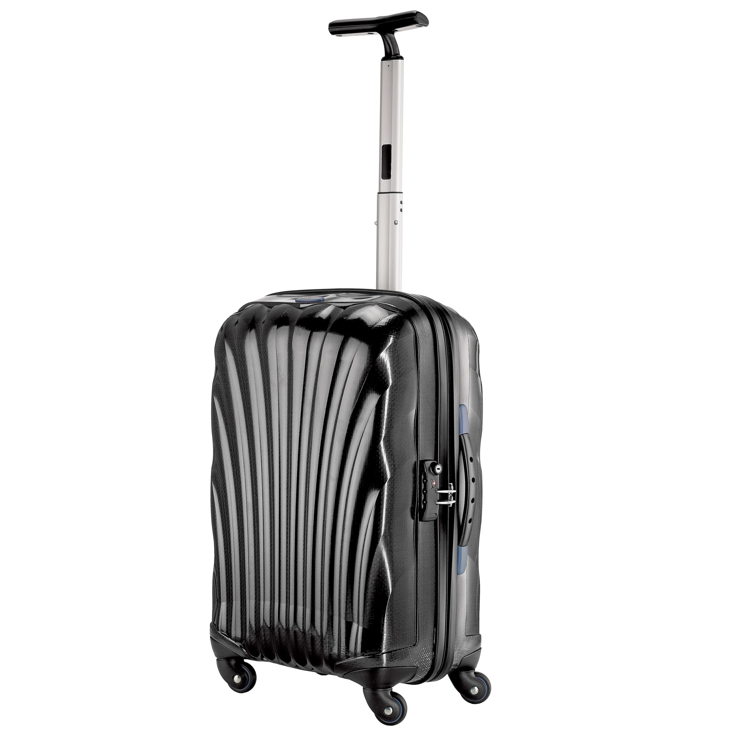 Samsonite Cosmolite Spinner Trolley Cases, Black at John Lewis