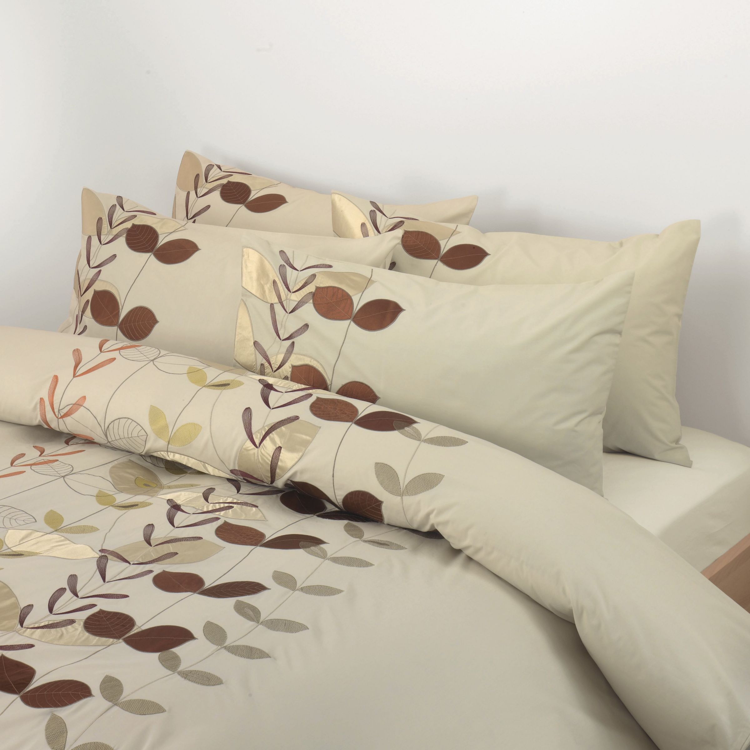 Evania Duvet Cover, Parchment /