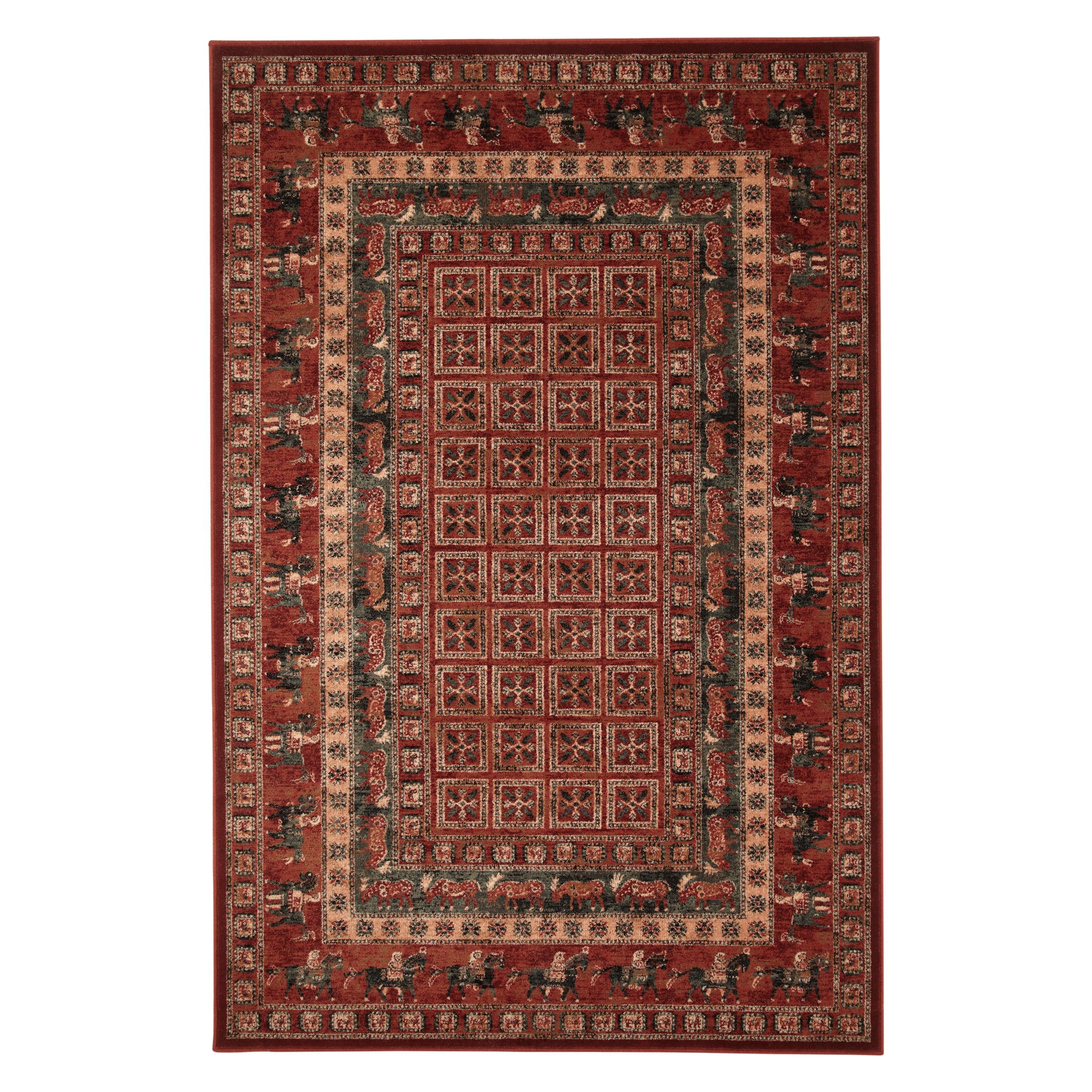 Royal Heritage Pazyrk Rug, Red, L240 x W160cm at John Lewis