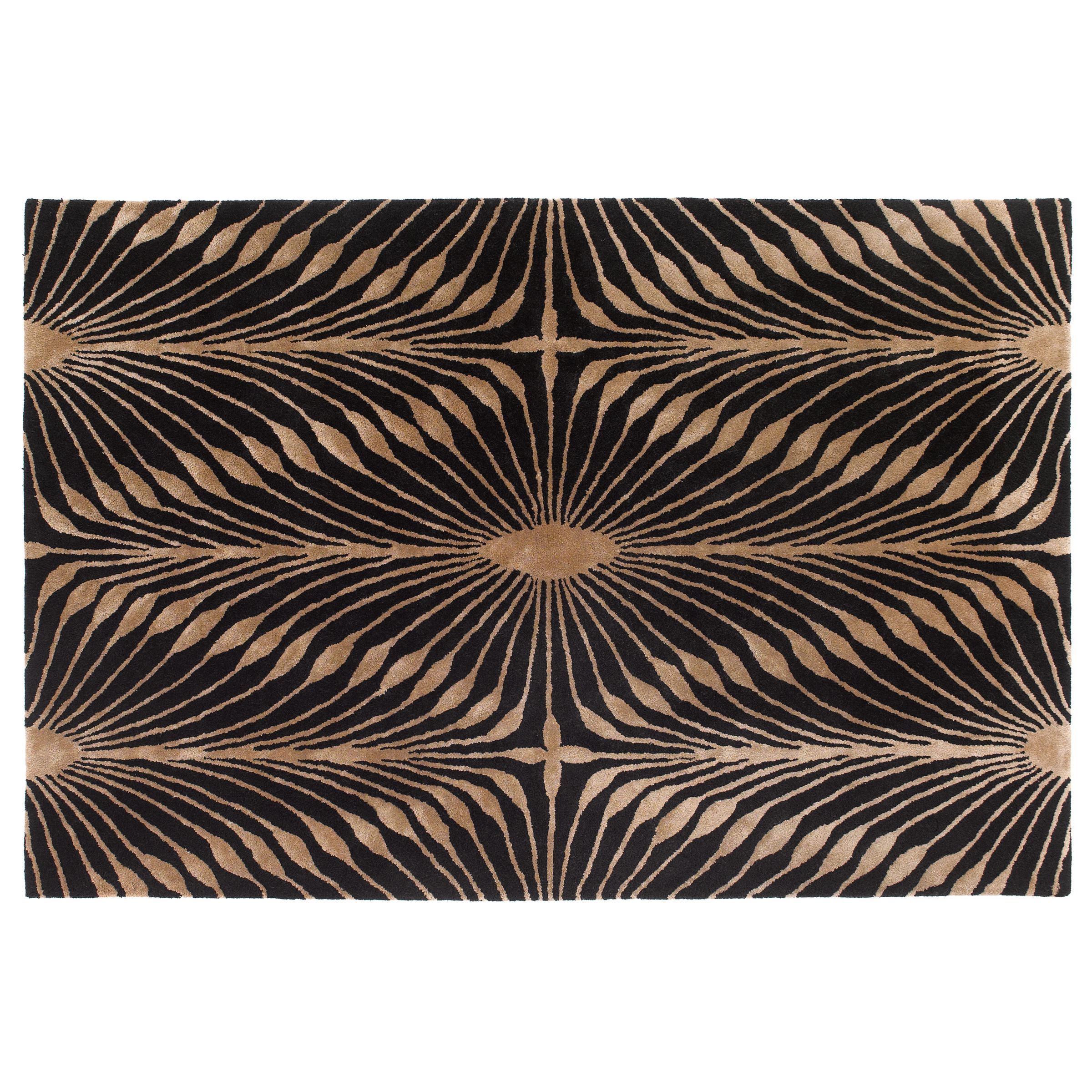 Harlequin Otto Rug, Black/Gold, L240xW170cm at John Lewis