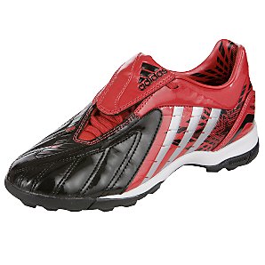 Adidas Absolado TF Football Boots, Black/Red,